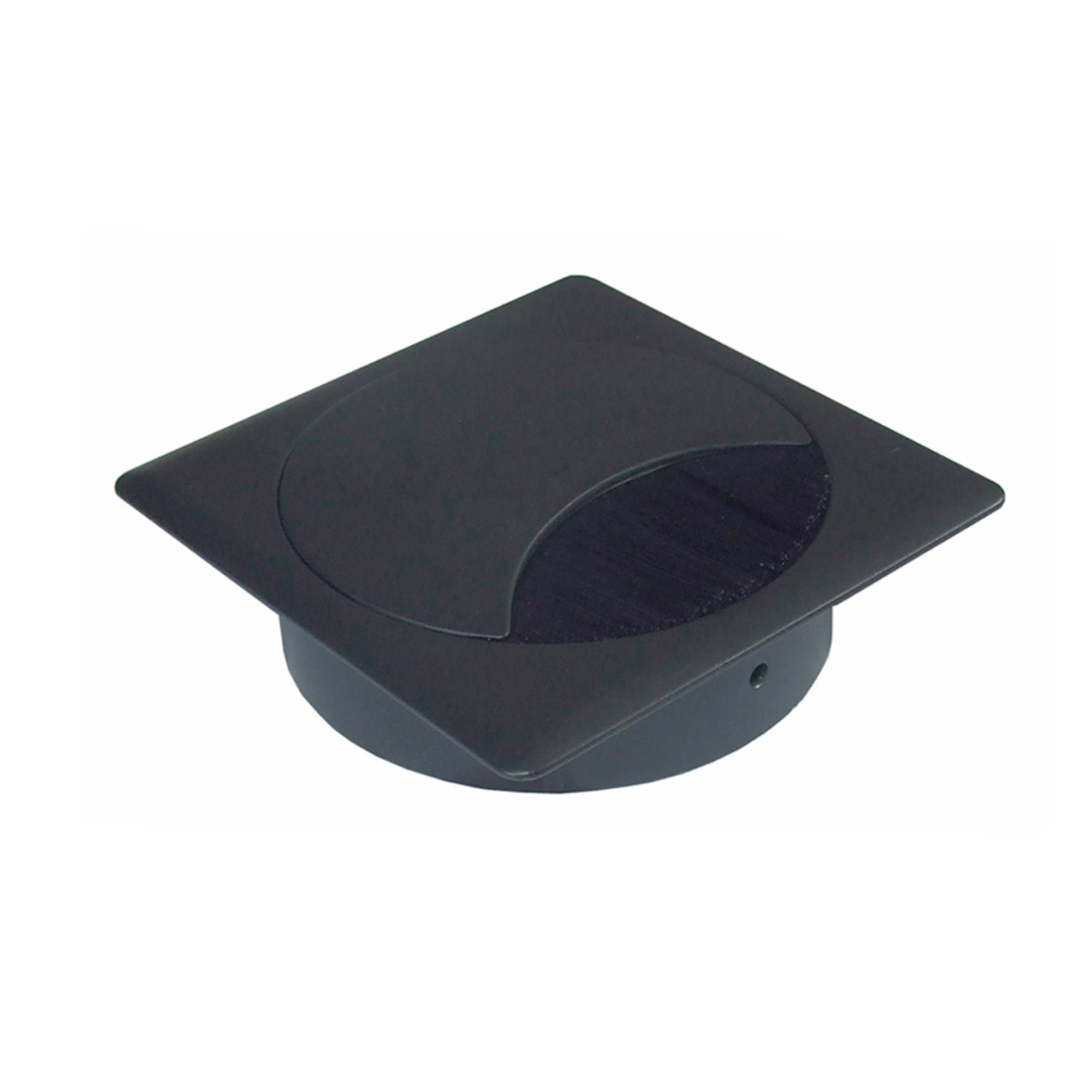 Kabeldoorvoer Exit Q zamak zwart 90x90mm