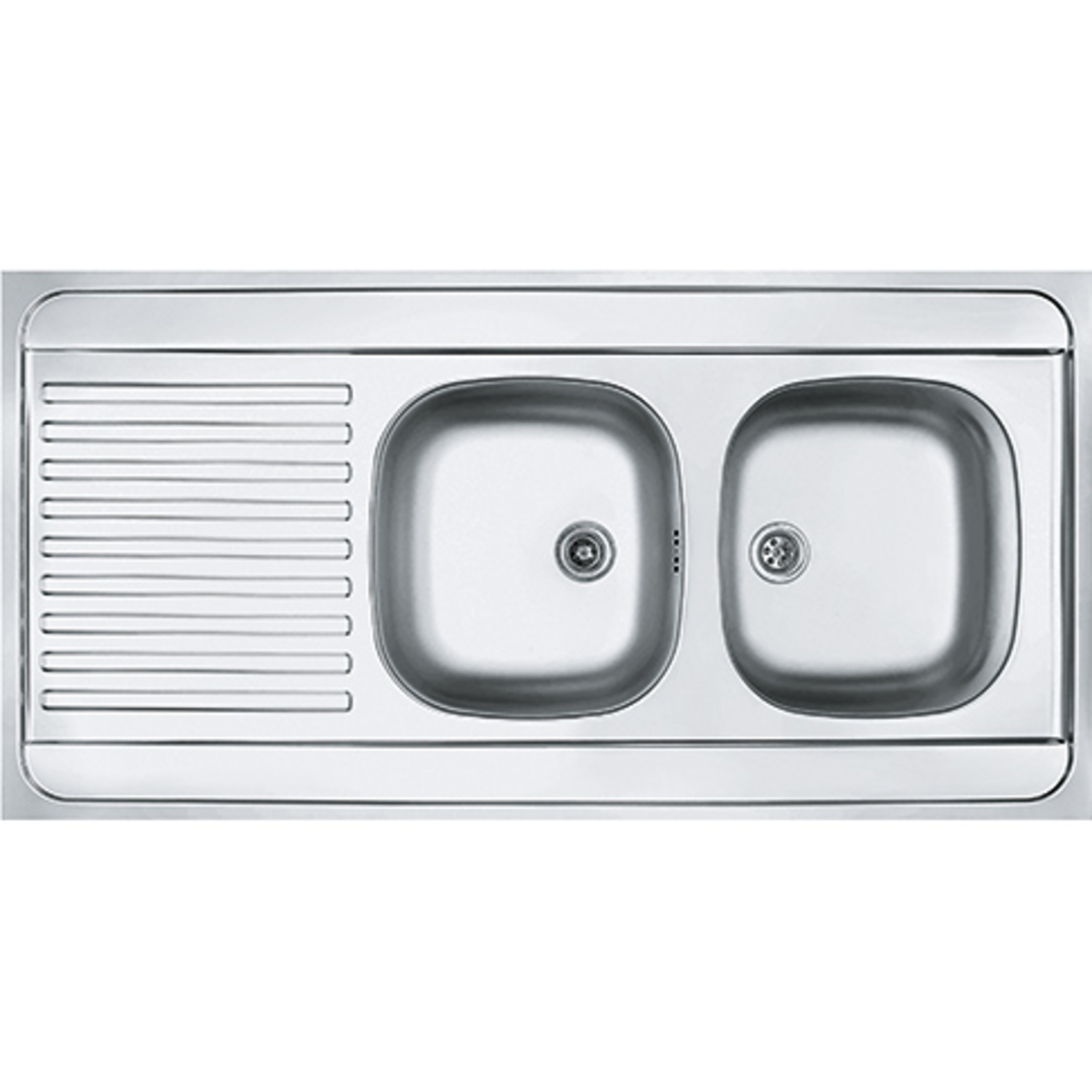 Franke man rvs 2bakken 1200x 600 opbouw
