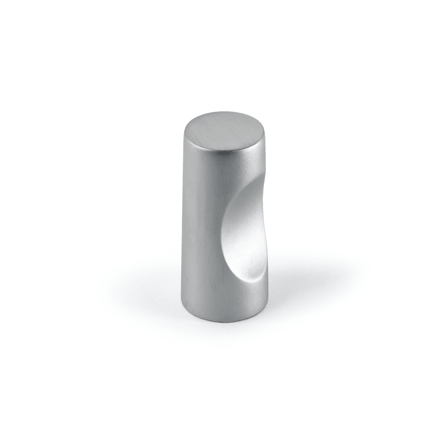 Knop Almus, H 23 mm, ø 12 mm, Mat verchroomd