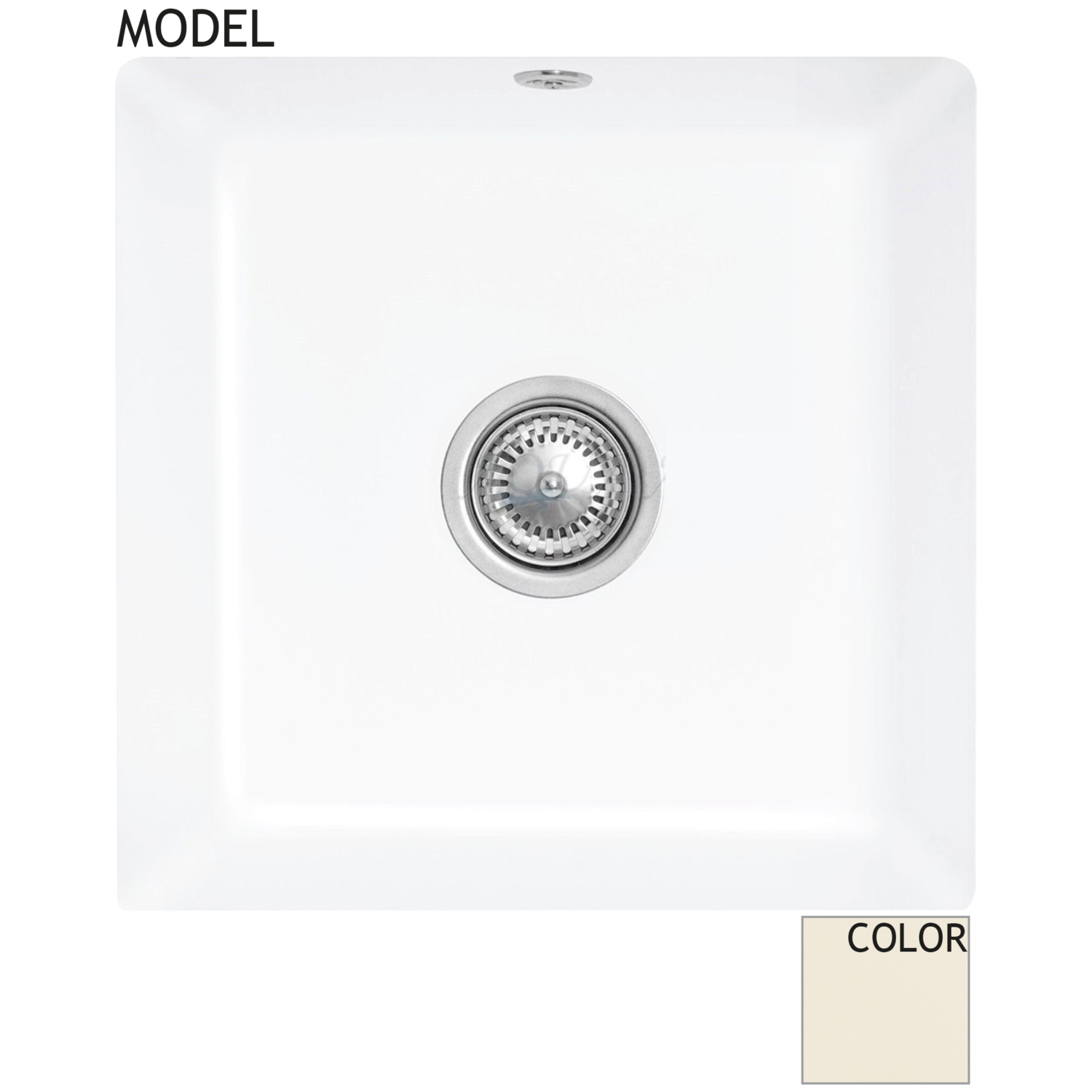 V&B 3325.01.kr subway 50 su creme glanzend