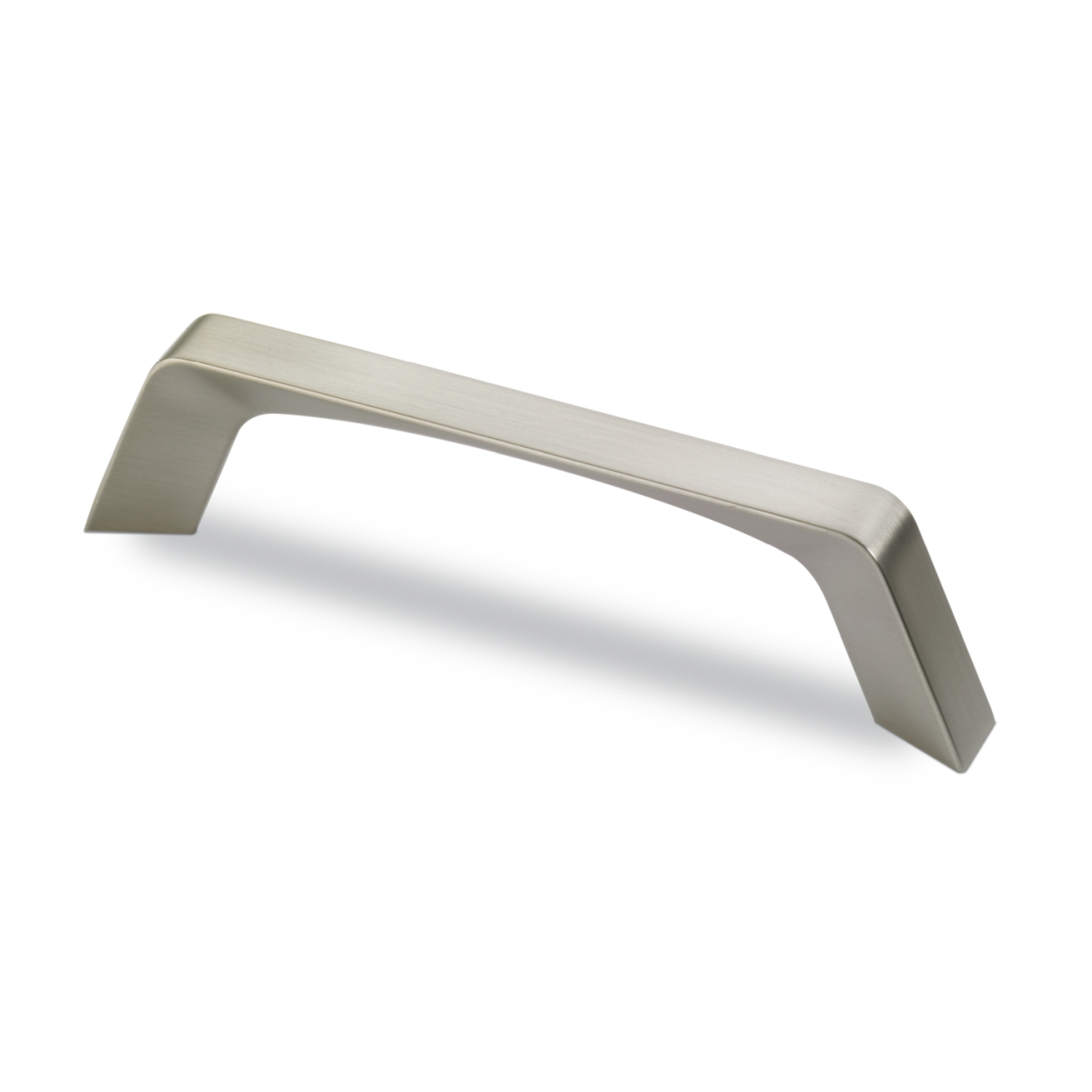 Greep Veronia, boorafstand 128, L 144 mm, B 14 mm, H 30 mm, roestvrij staal finish geborsteld