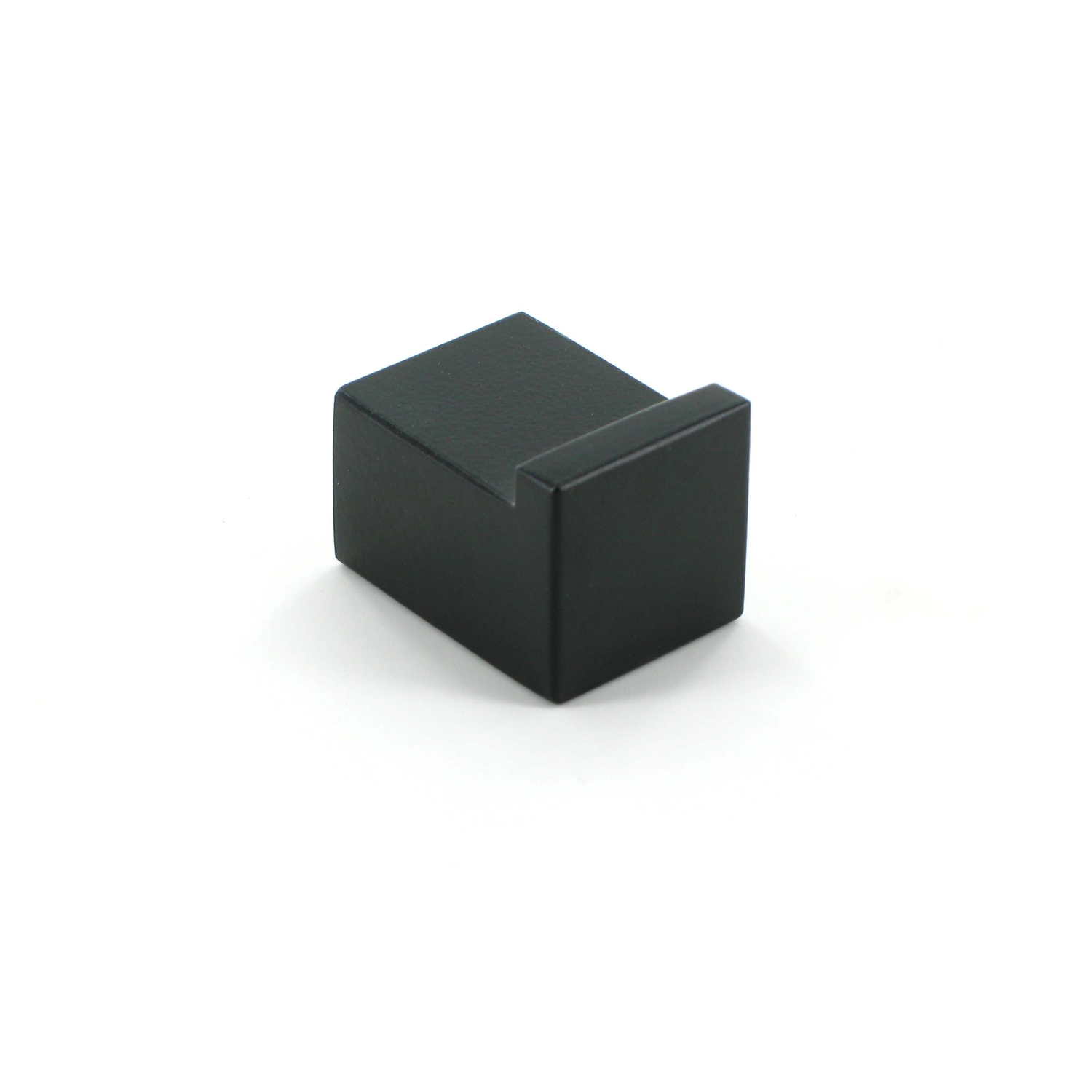 Knop indri RVS zwart mat L 19mm