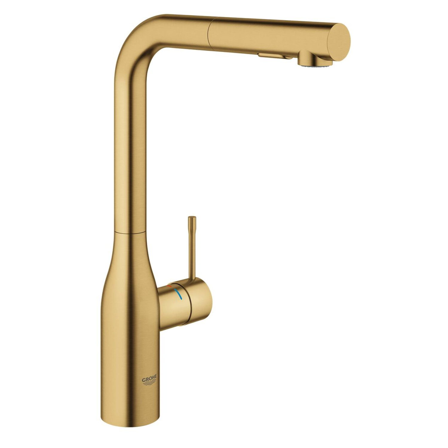 Grohe new essence l eengreepskraan brushed cool + sproeier