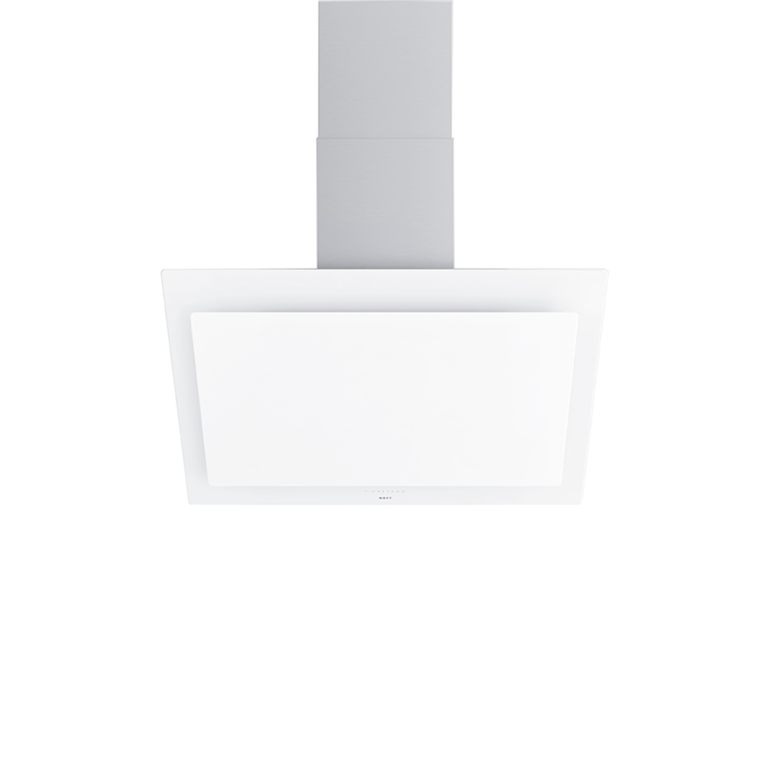 Novy Vision 90 cm wit glas wanddampkap