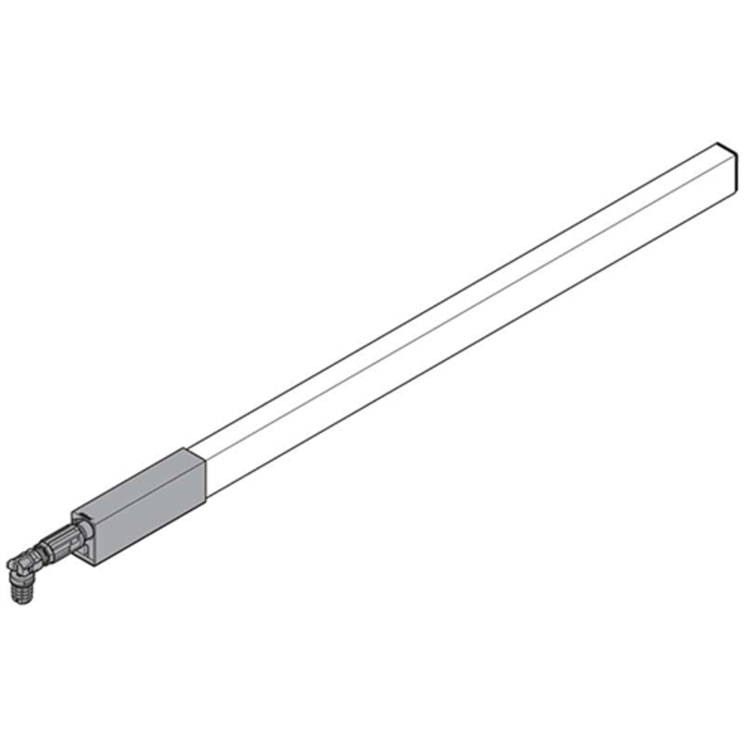 Verstelbare reling antaro 500mm re  mettalic