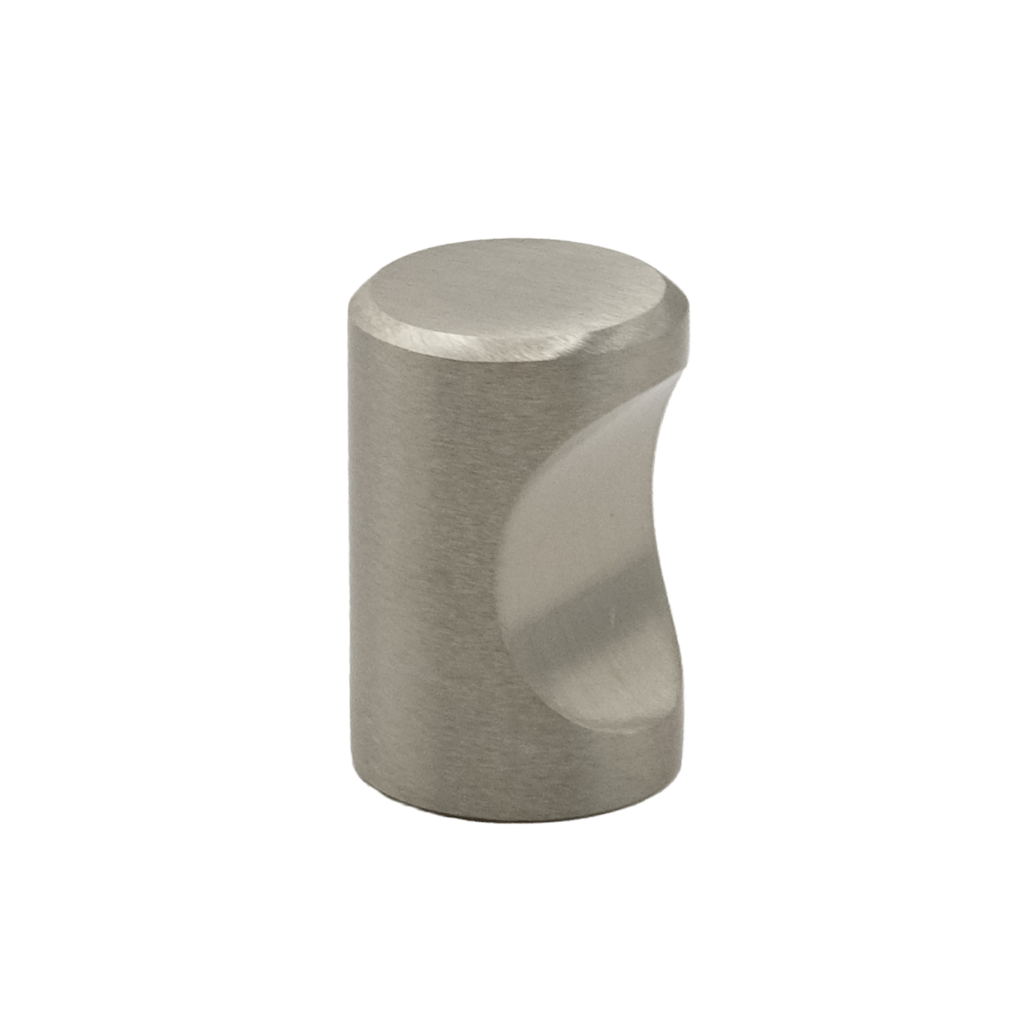 Cilindertop dia.15mm h22mm inox look