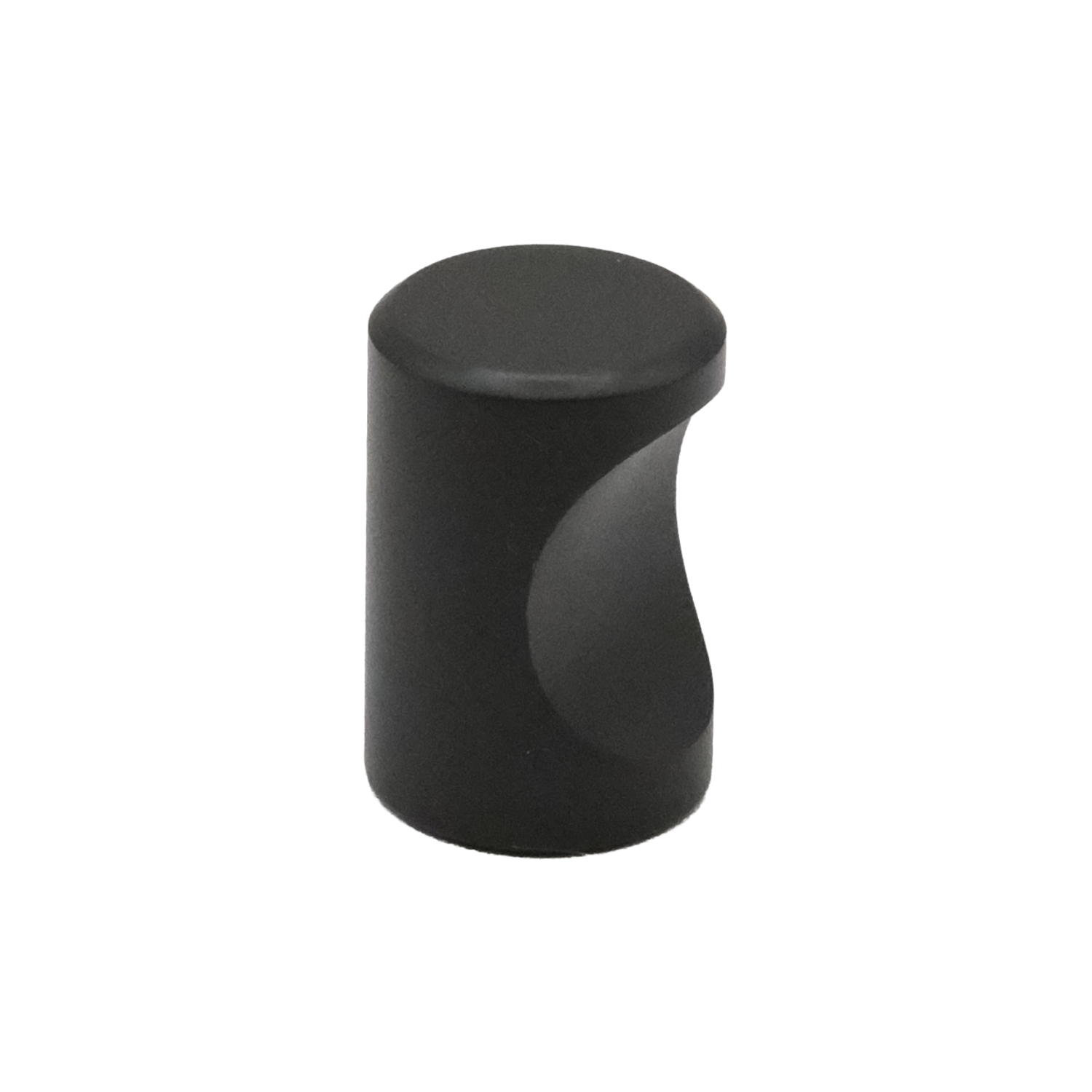 Cilindertop d.15mm RAL 7022 mat