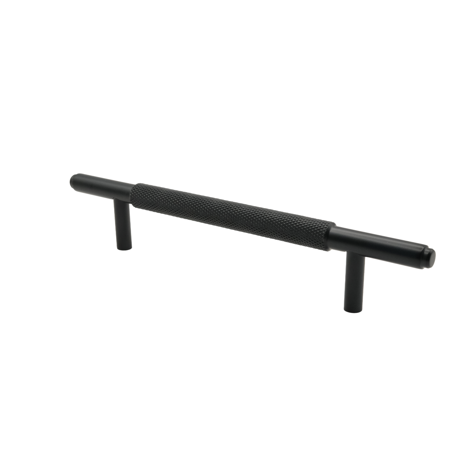 Gekrulde T-greep ø12 ba 320 384x35mm mat zwart