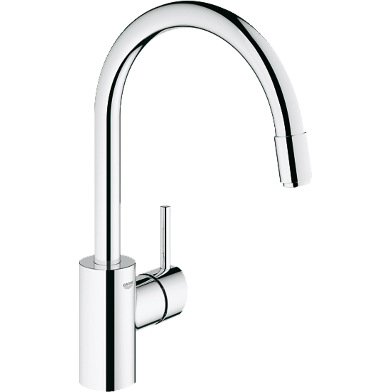Grohe concetto c eengreepskraan met uittrekb.perla tor chr.