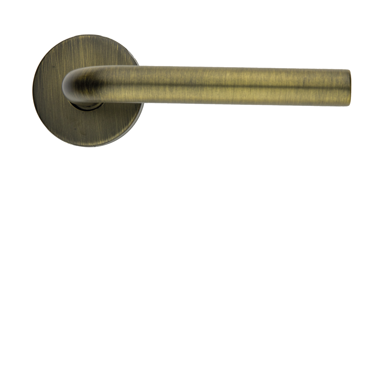 Deurkruk Pro l shape 16mm mat brons r+no key