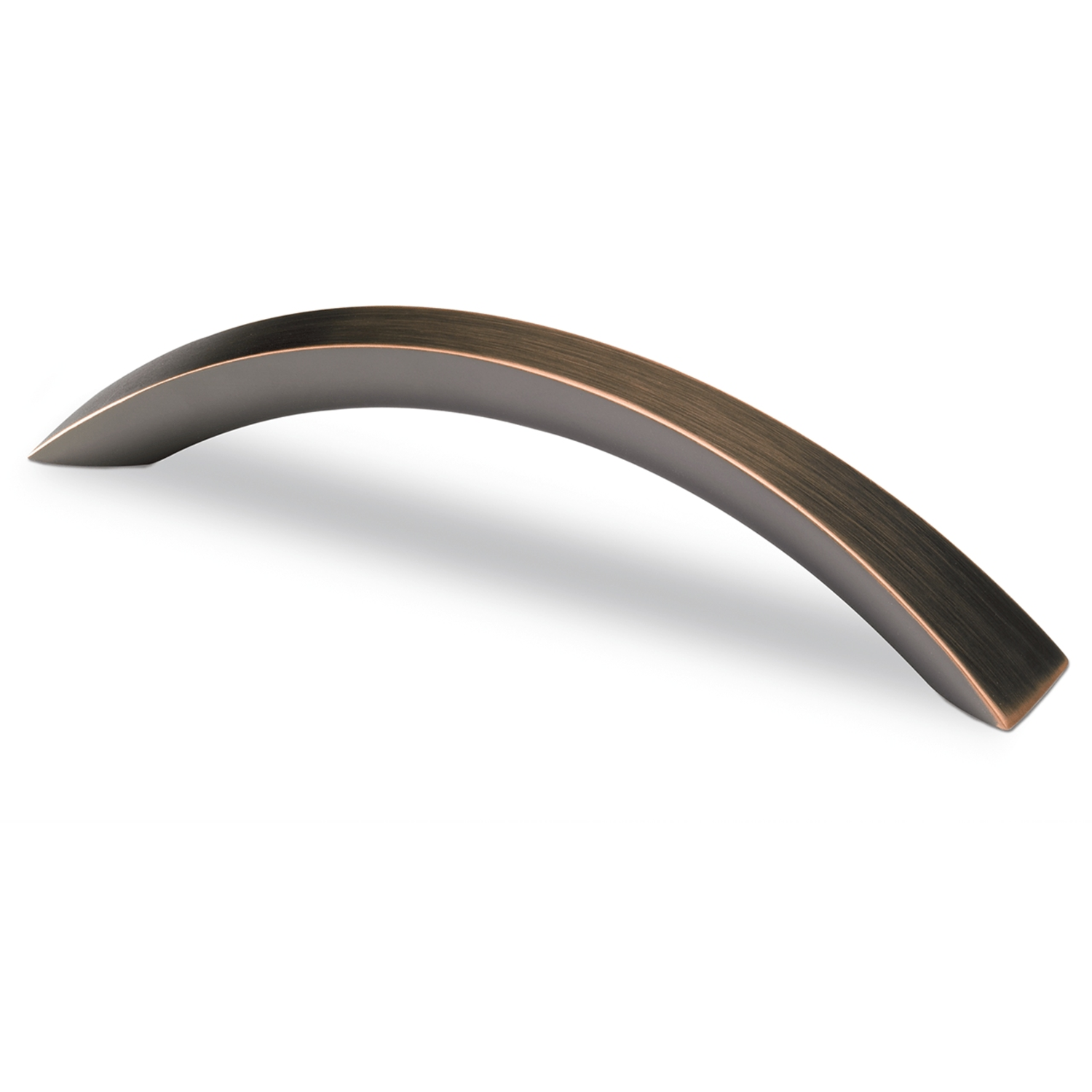 Greep Egara, boorafstand 128, L 155 mm, B 20 mm, H 30 mm, Bronskleurig antiek geborsteld