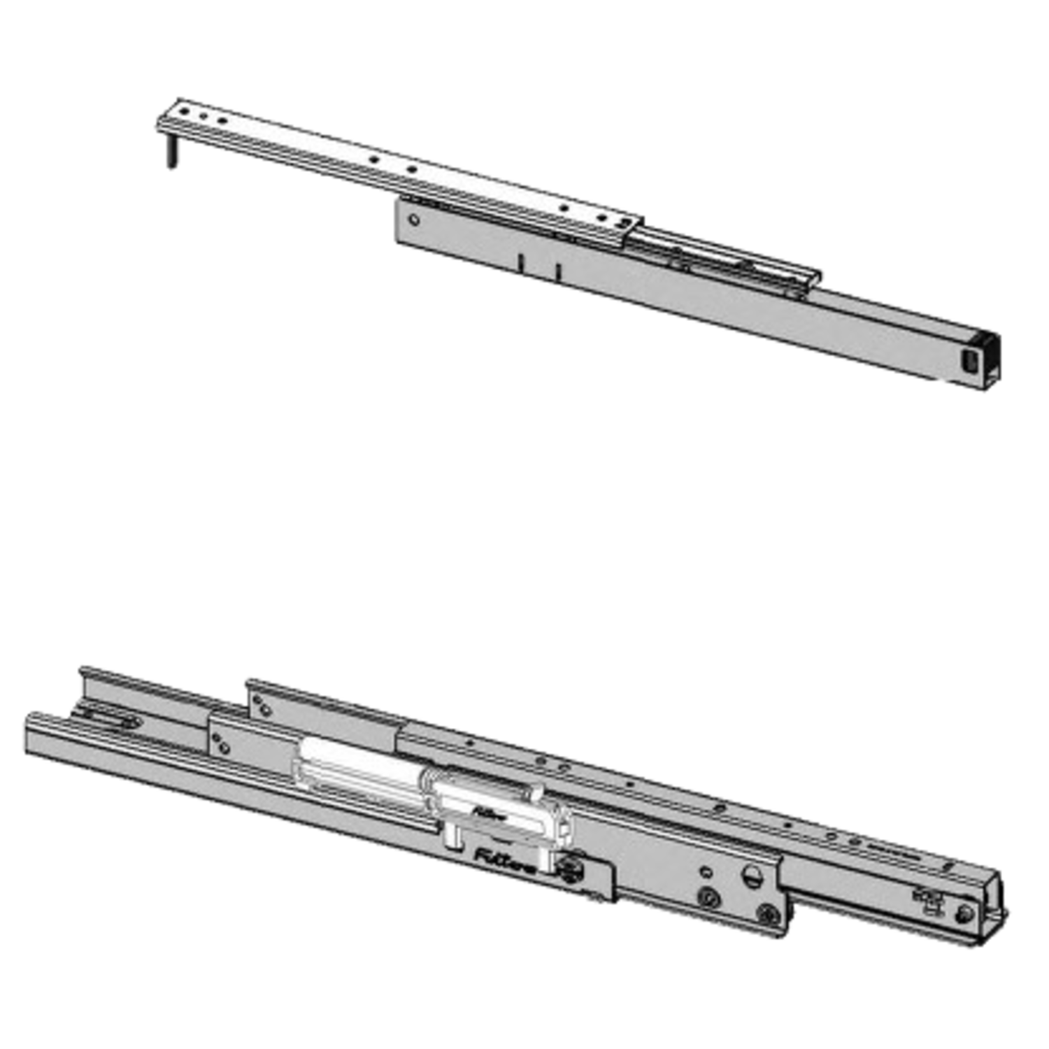 Uittrekgeleider fr777a 650mm 200kg