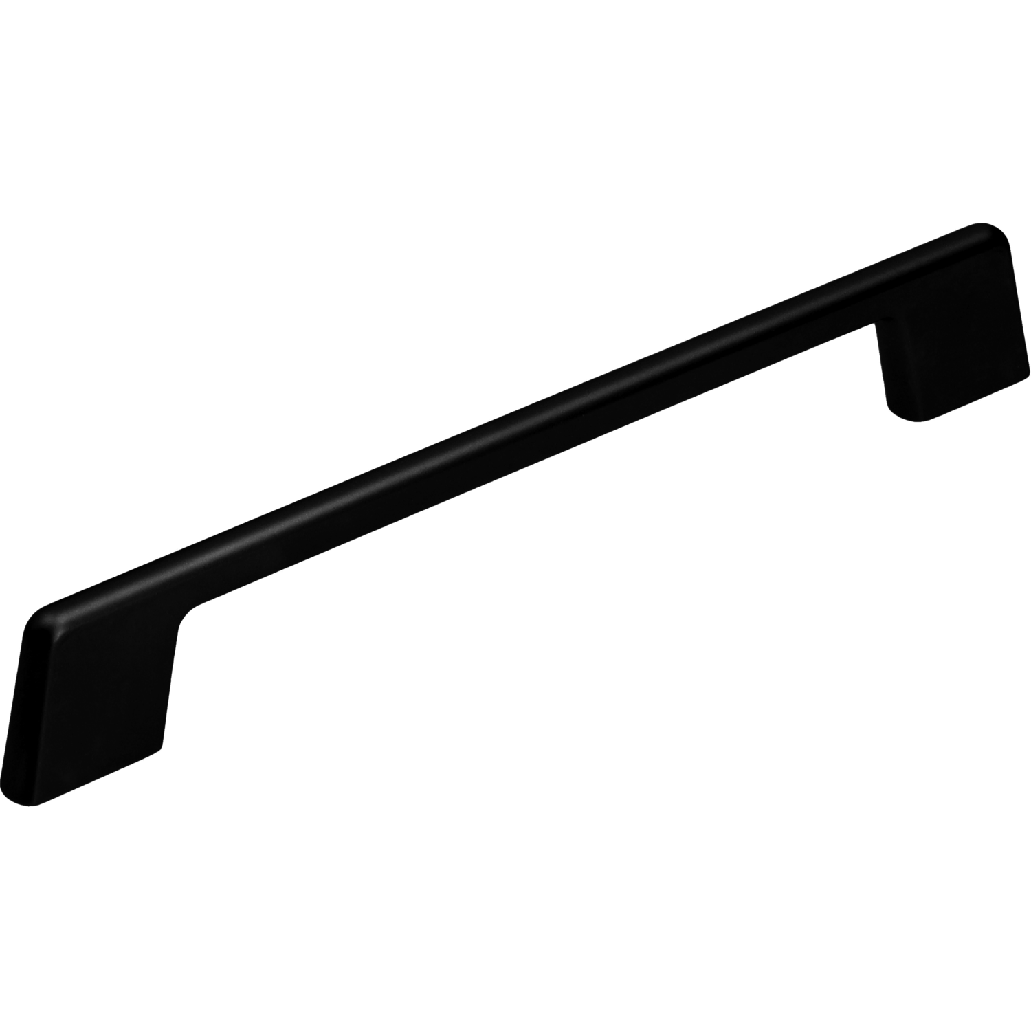 Greep natuRAL zamak zwart mat ba 128mm l153mm