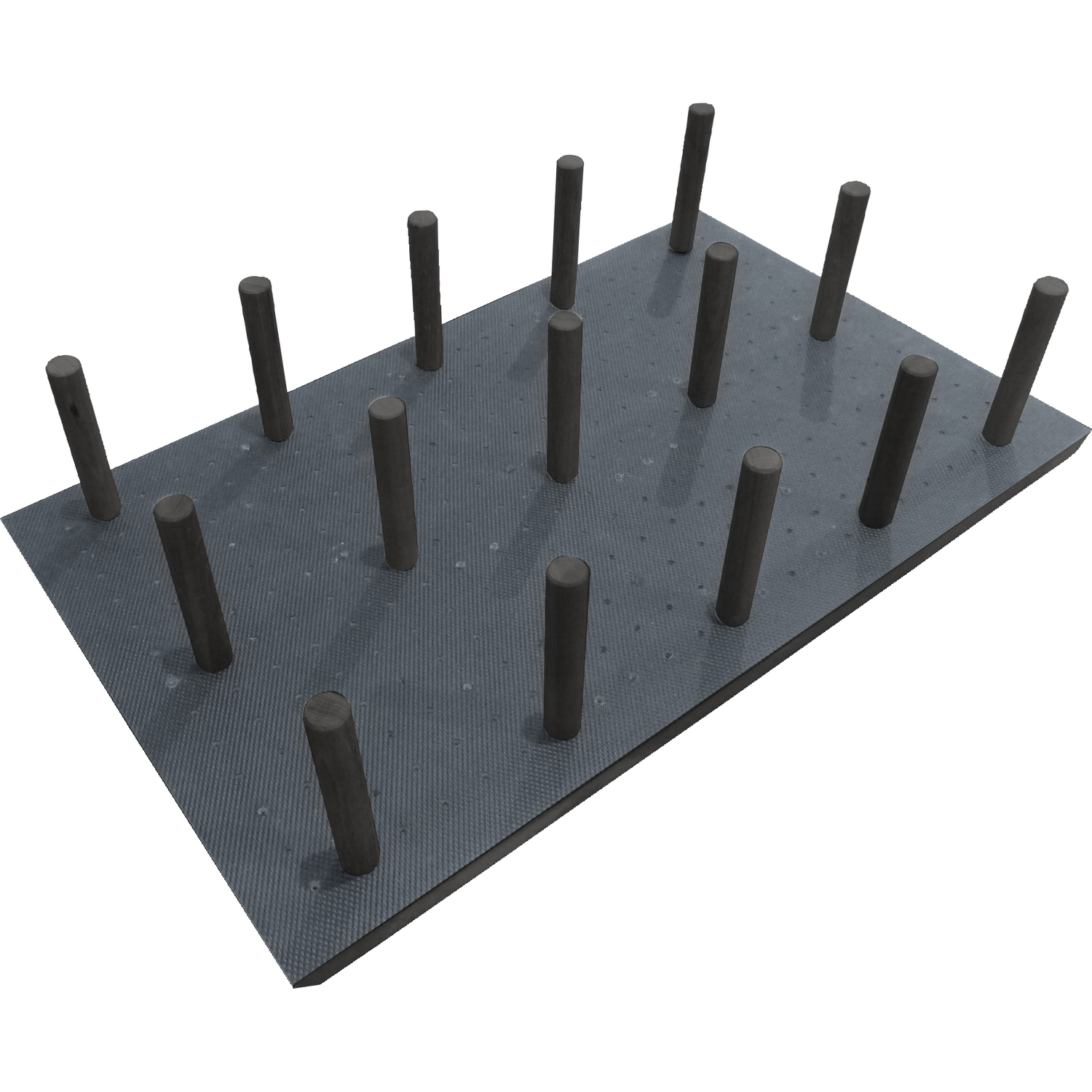 Modulo set frontlade antislip+stokkenset zwart k90 824 x 472 x 15 mm