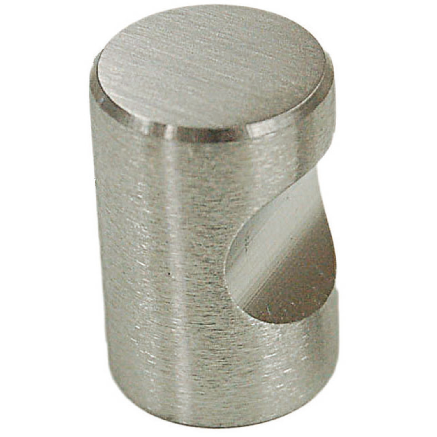 Top cylinder RVS geborsteld dia. 20mm h30mm