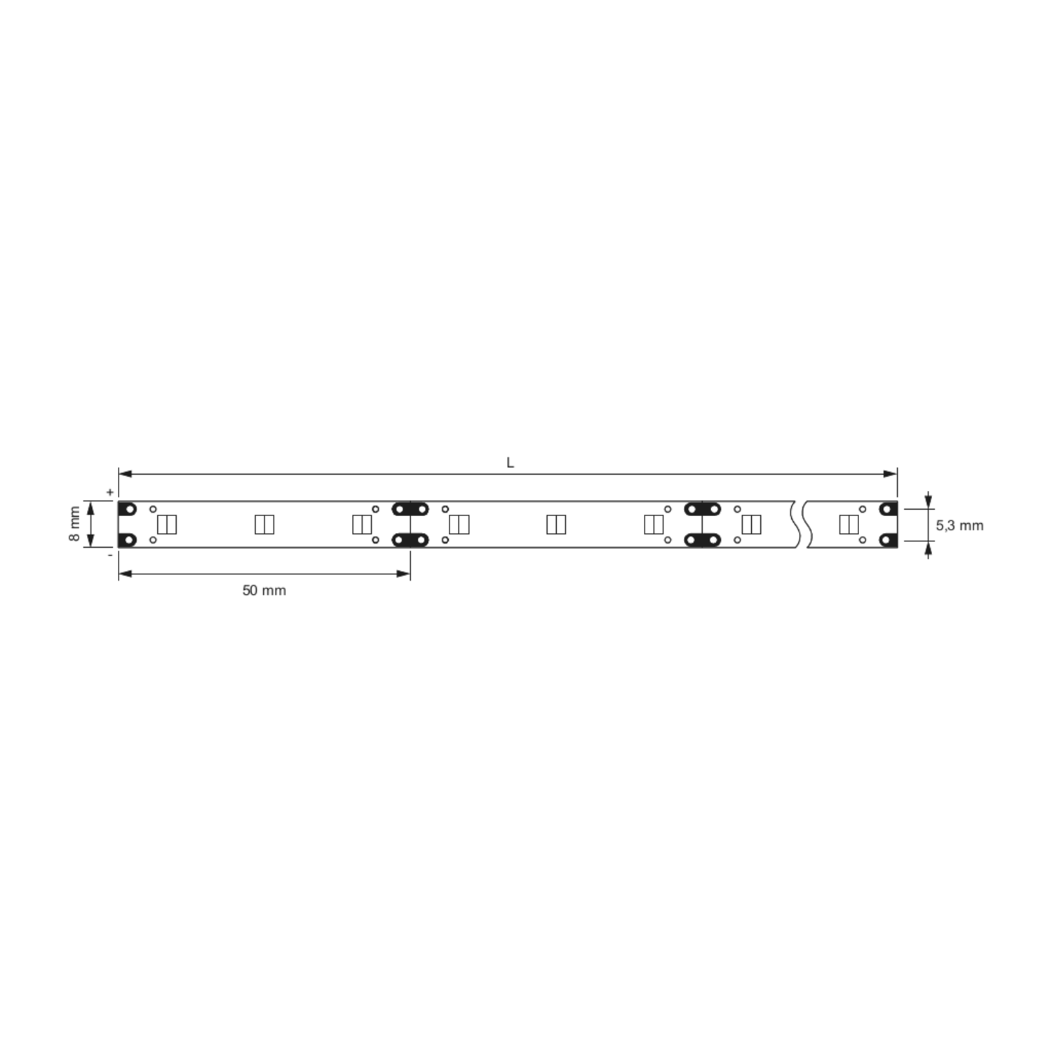 Ledstrip Emotion 5m 2700-6500K 12V 7.8W/m IP20