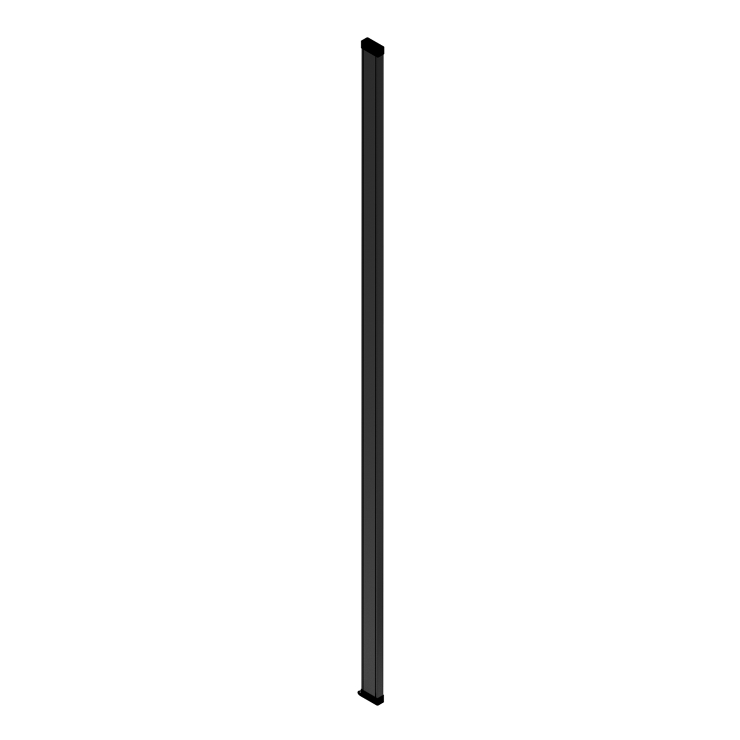 Structura profiel plafondbevestiging 2744mm zwart
