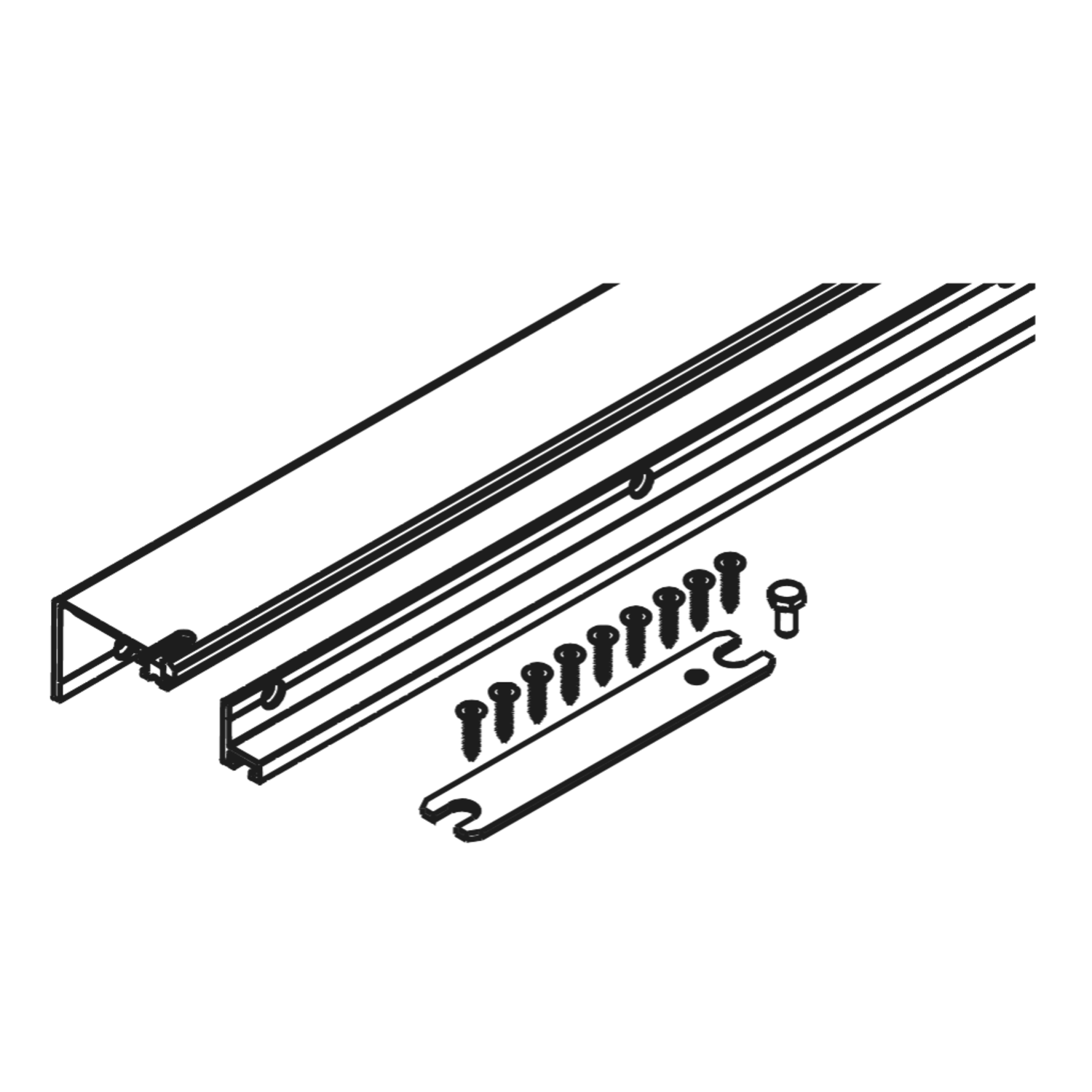 Hawa Concepta 35 connector 55mm inklusief adapter profiel