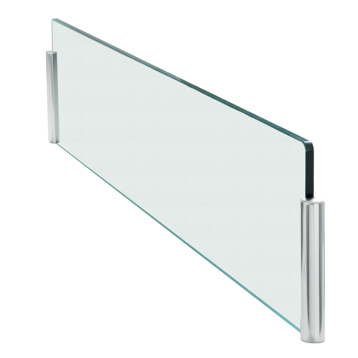Bescherming eiland glas /chroom te boren 600mm
