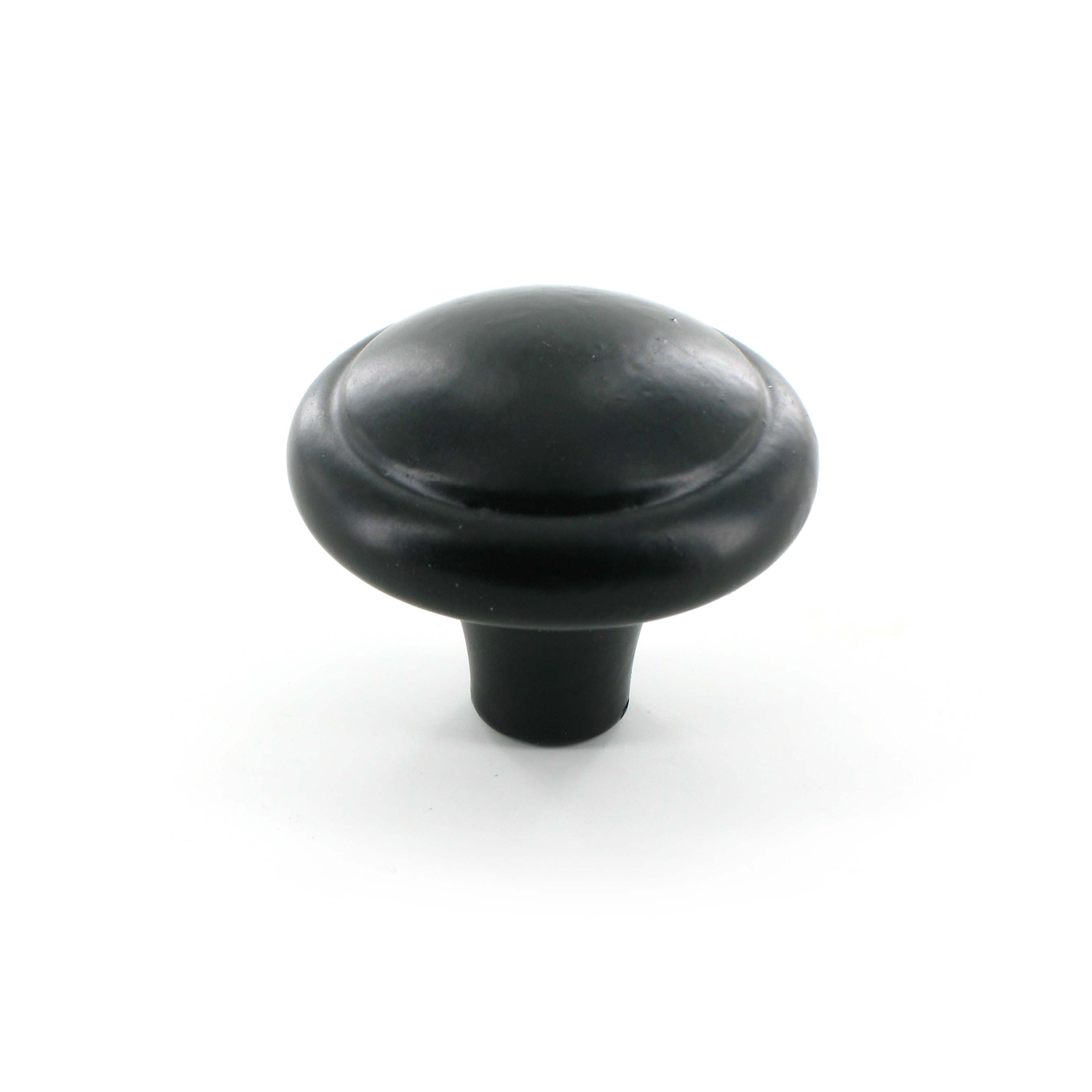 Knop snowdon gietijzer zwart dia. 38mm