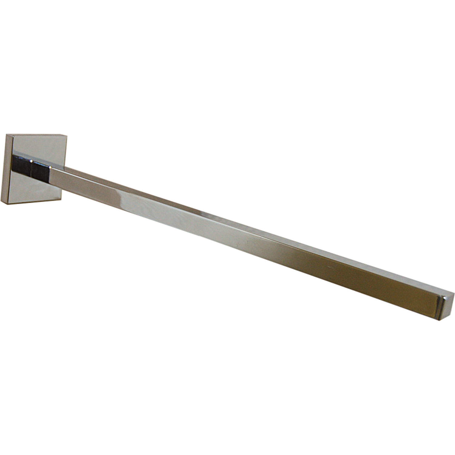 Handdoekdrager vierkant chroom -1 arm 10x375 mm