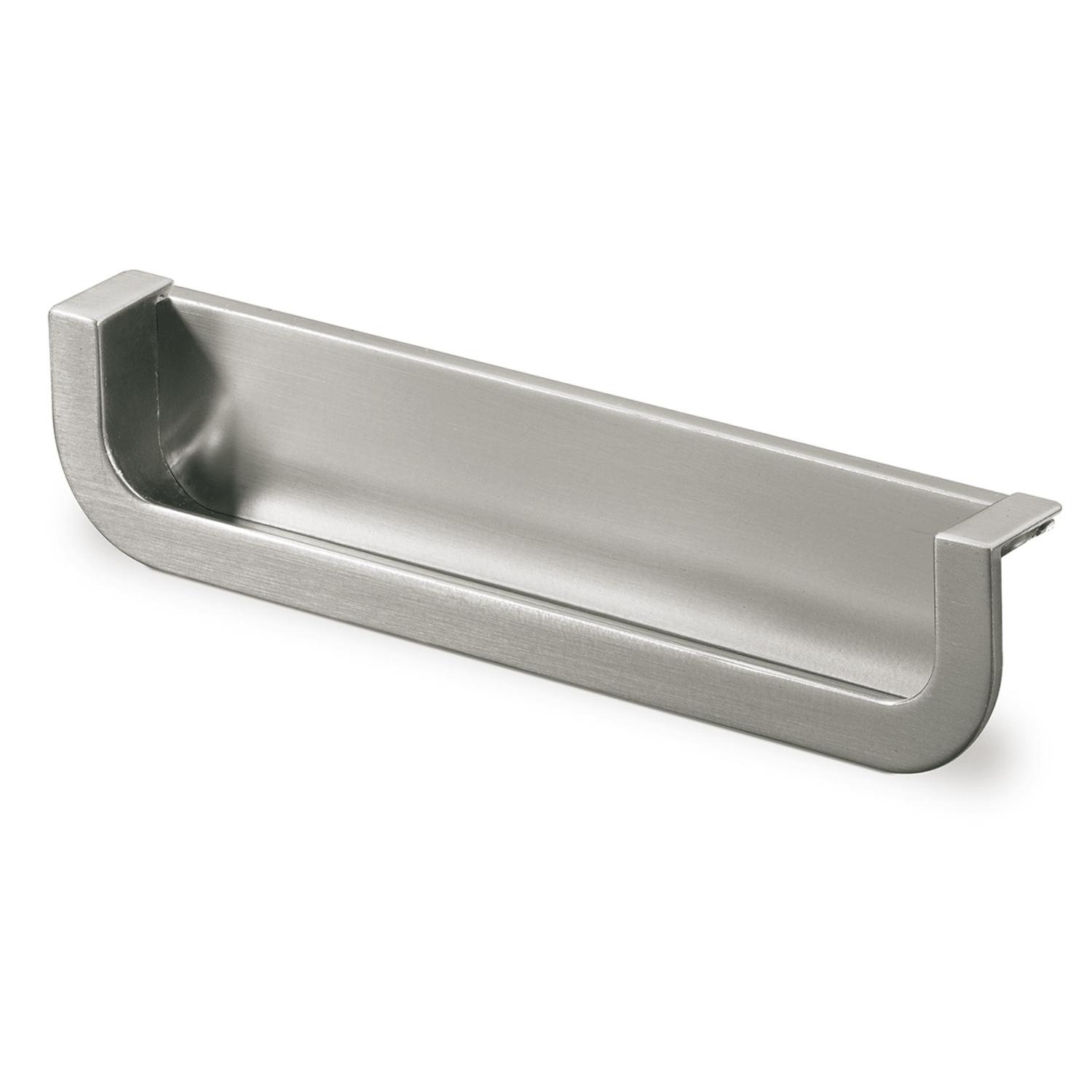 greep om in te laten Athena, boorafstand 160, L 170 mm, B 19 mm, H 36 mm, roestvrij staal finish geborsteld