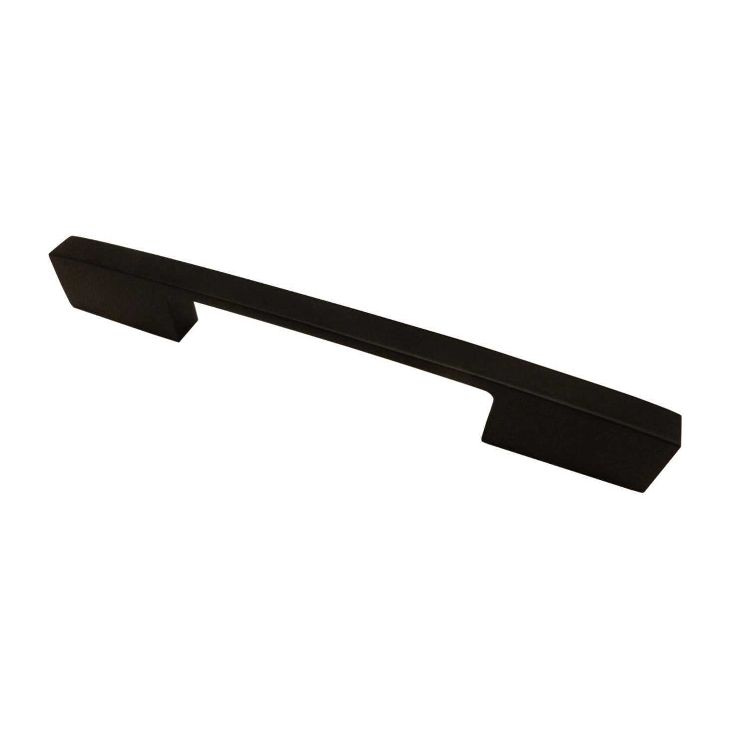 Greep techno zamak zwart mat ba 128mm l168mm