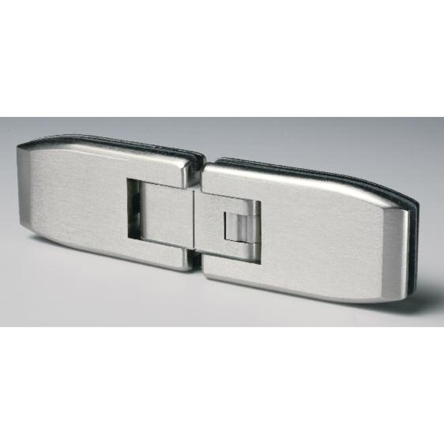Scharnier serie 600 regelb.glas/glas 8/12mm i-lijn rvs look
