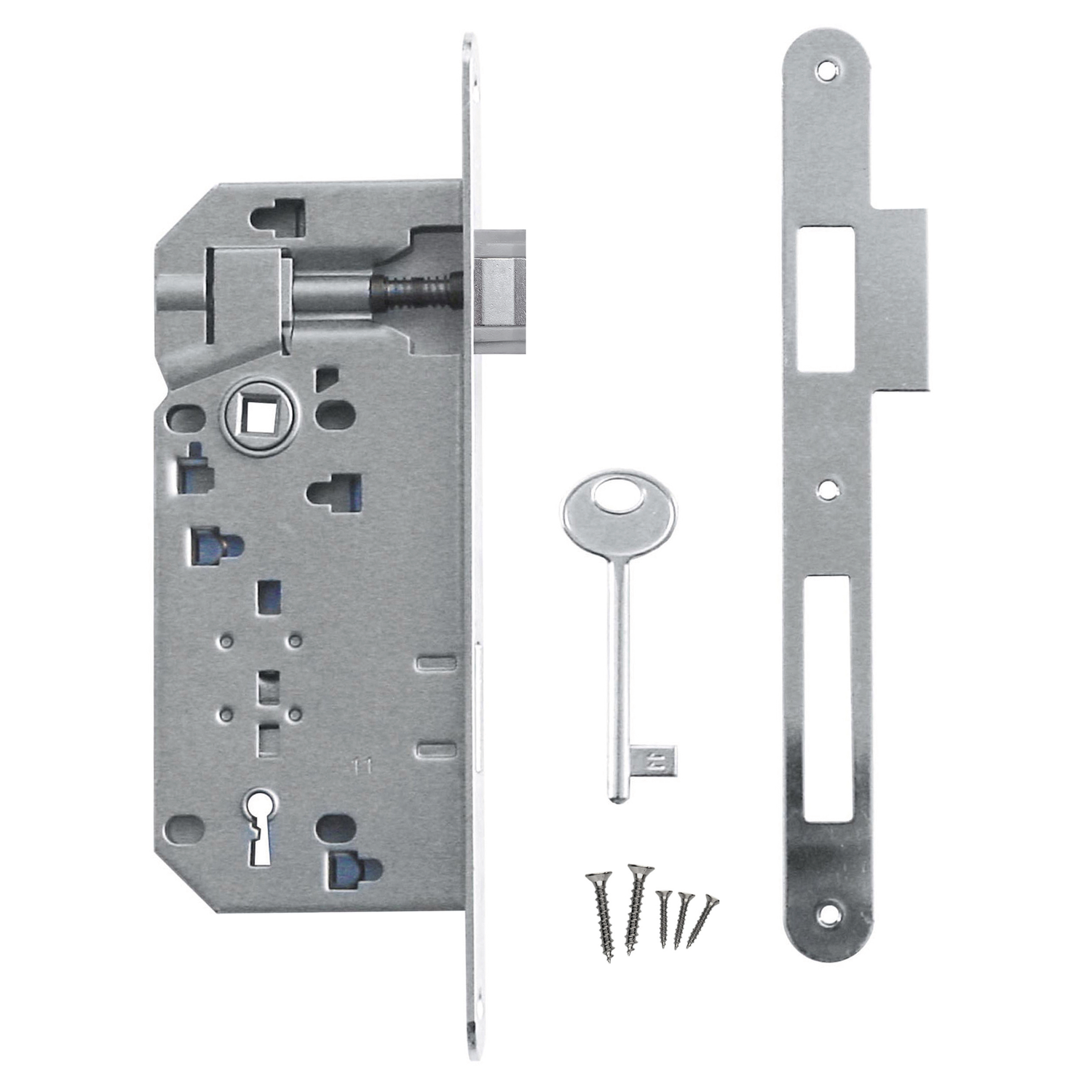 Slot AGB nikkel 90mm+tegenplaat Small recht
