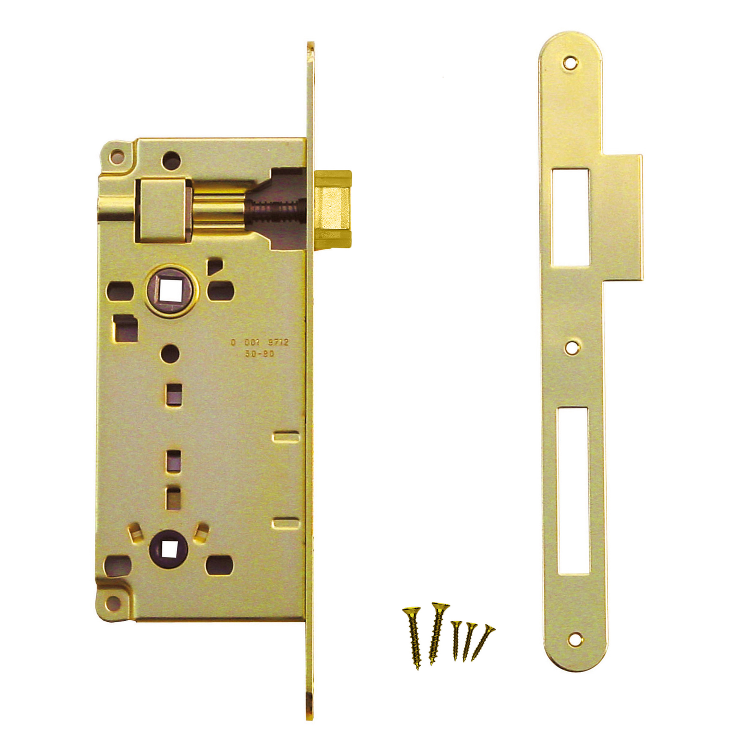 Slot AGB koper WC 90mm+tegenplaat Small recht