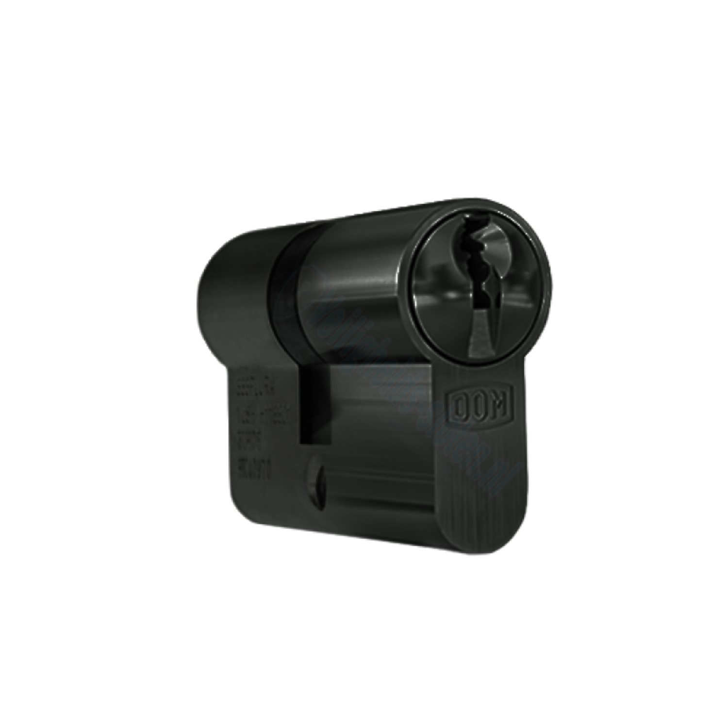 Dom sigma+ compact cilinder 30/30 zwart gevarenfun. skg** boorbeveiliging eigendomscertif