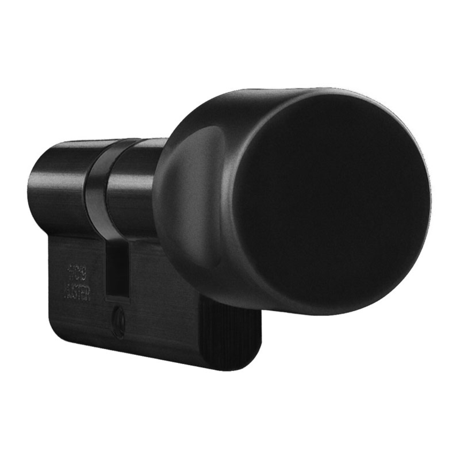 Dom sigma+ compact knopcilinder 30/30 zwart skg** boorbeveiliging eigendomscertificaat