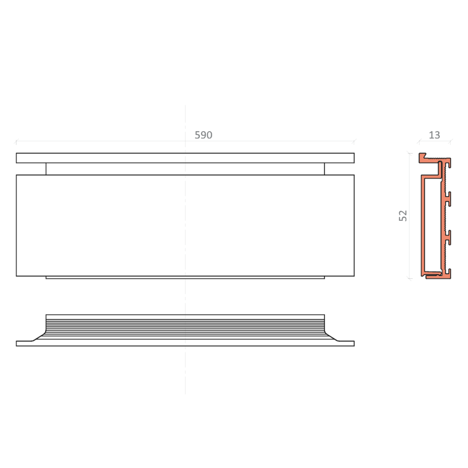 Aansluitplint wit XP50 - X2 - W-set 01 (1 set)