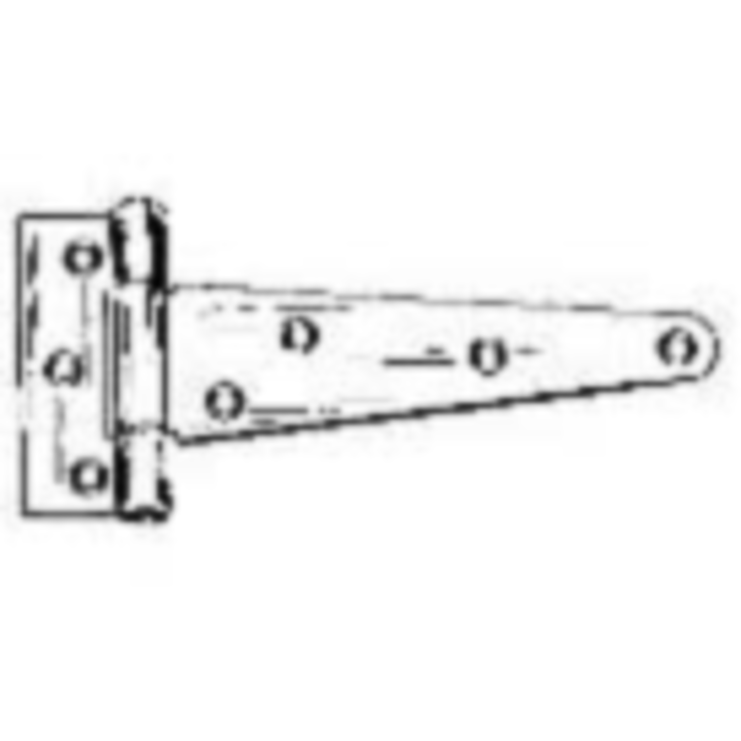 Scharnier t 6'' 86 x 203mm.verzinkt