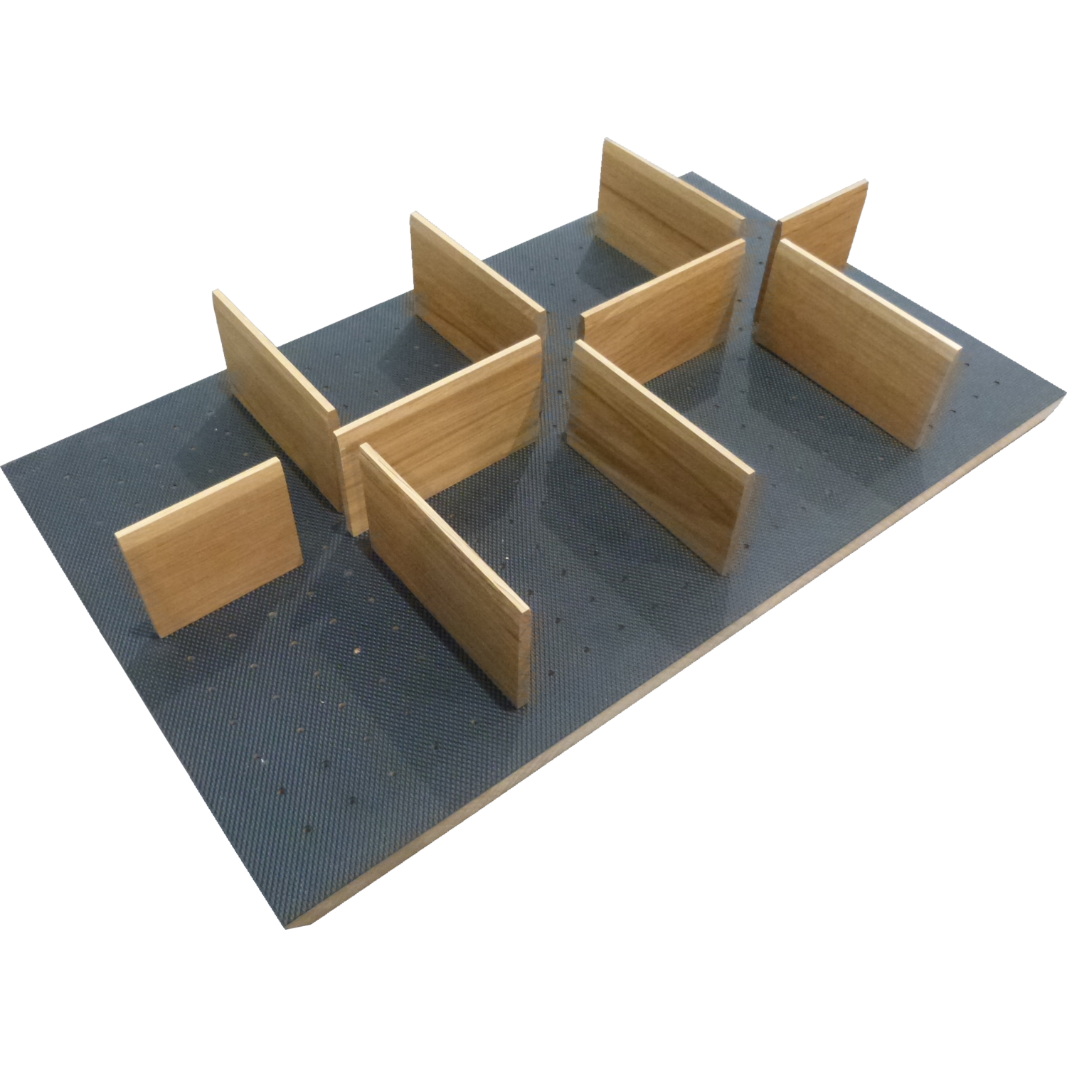 Vionaro set bodemplaat k60,zw.antislip+verdelerset eik 7d