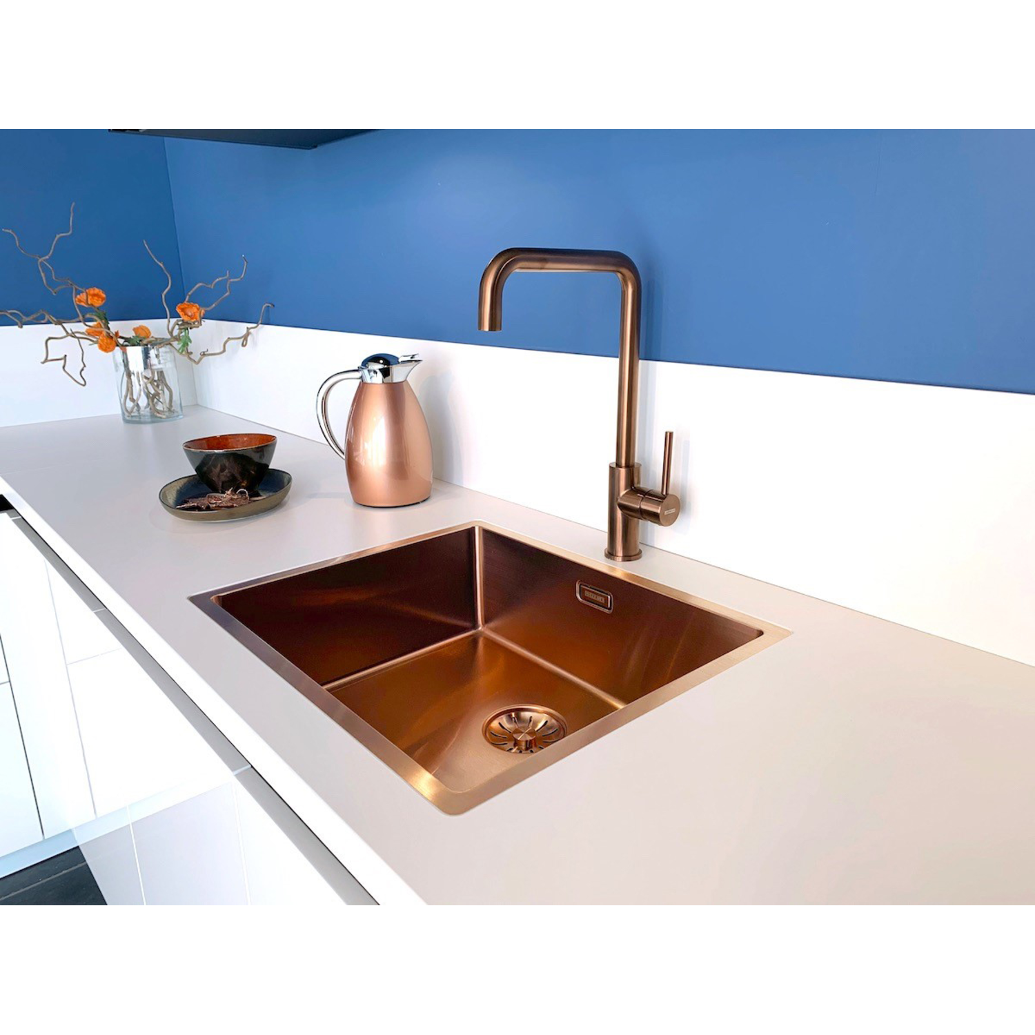 LR spoelbak 50SP-COPPER 500X400