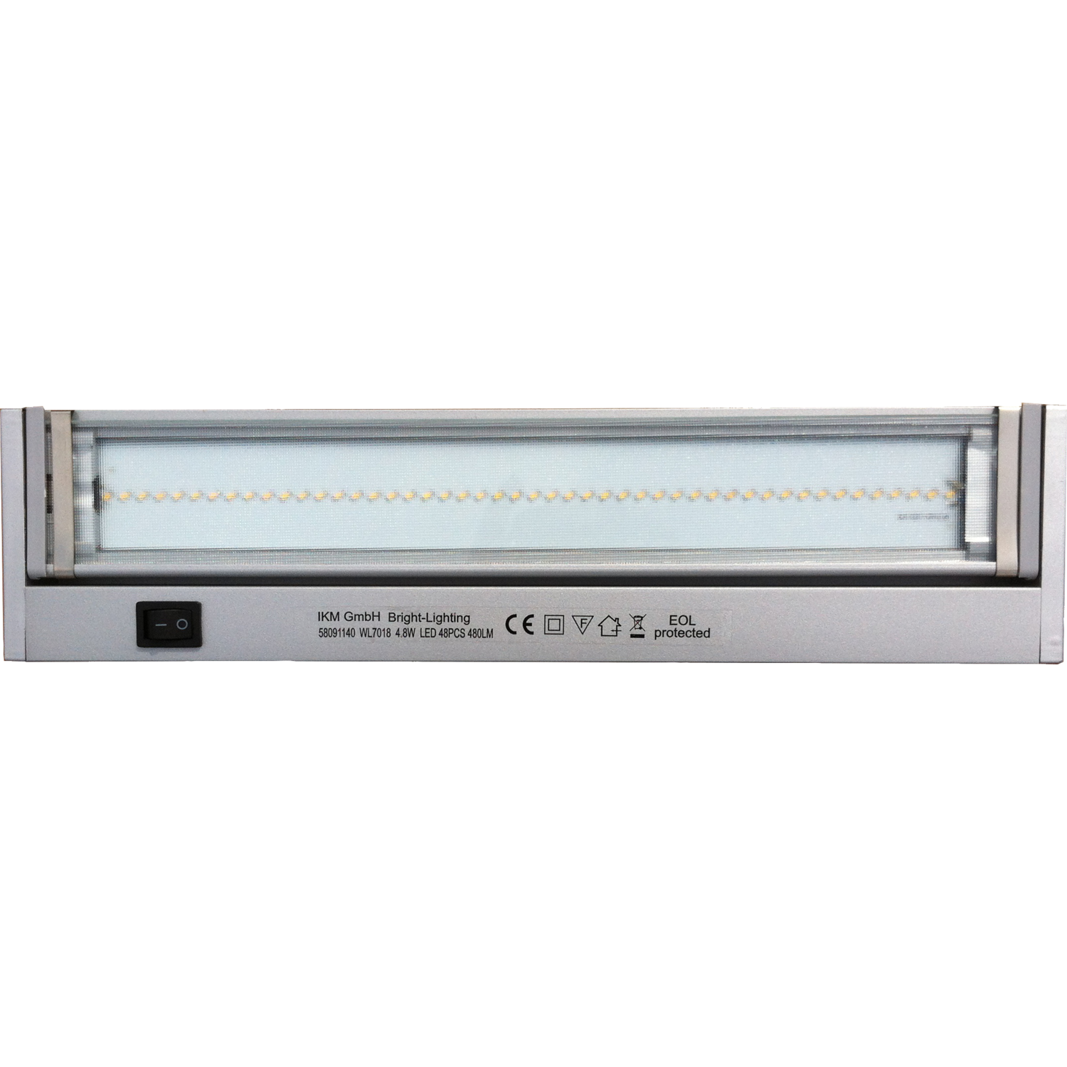 Led zwenkbare onderbouwverlichting 8.4Wmet schakel met schakelaar