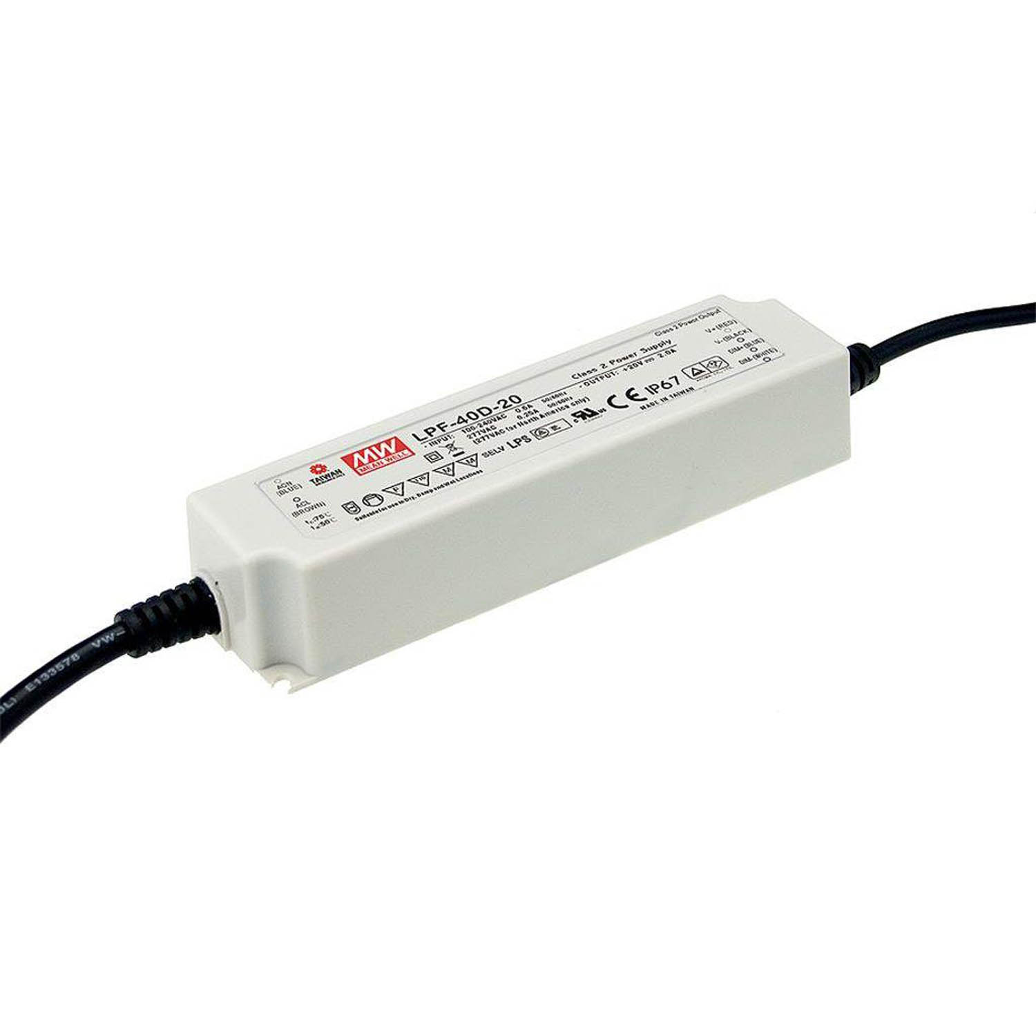 Proled ECO led dimbare voeding 24V 40W 162x43x32mm