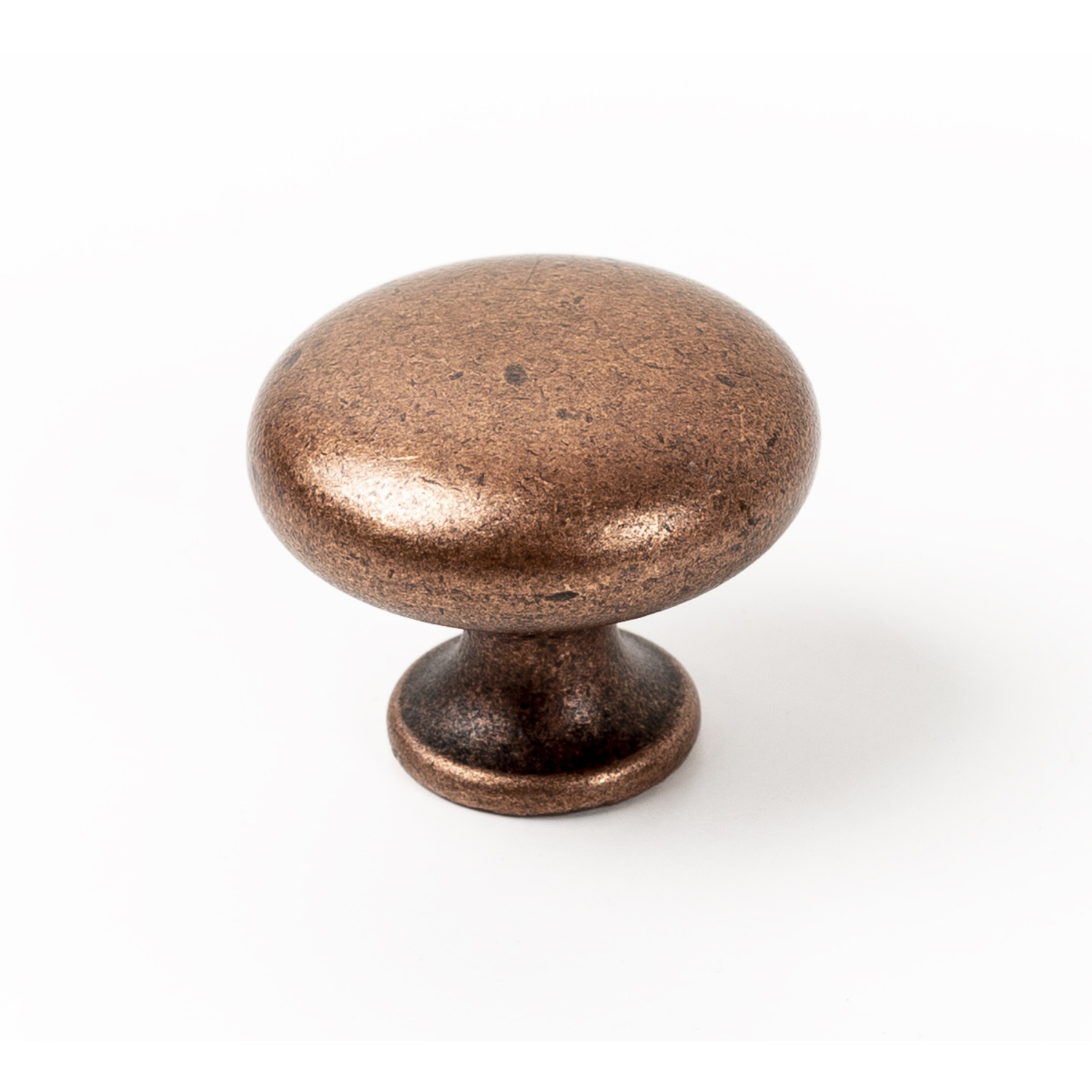 Knop DUKE Ø31.4 zamak antiek koper