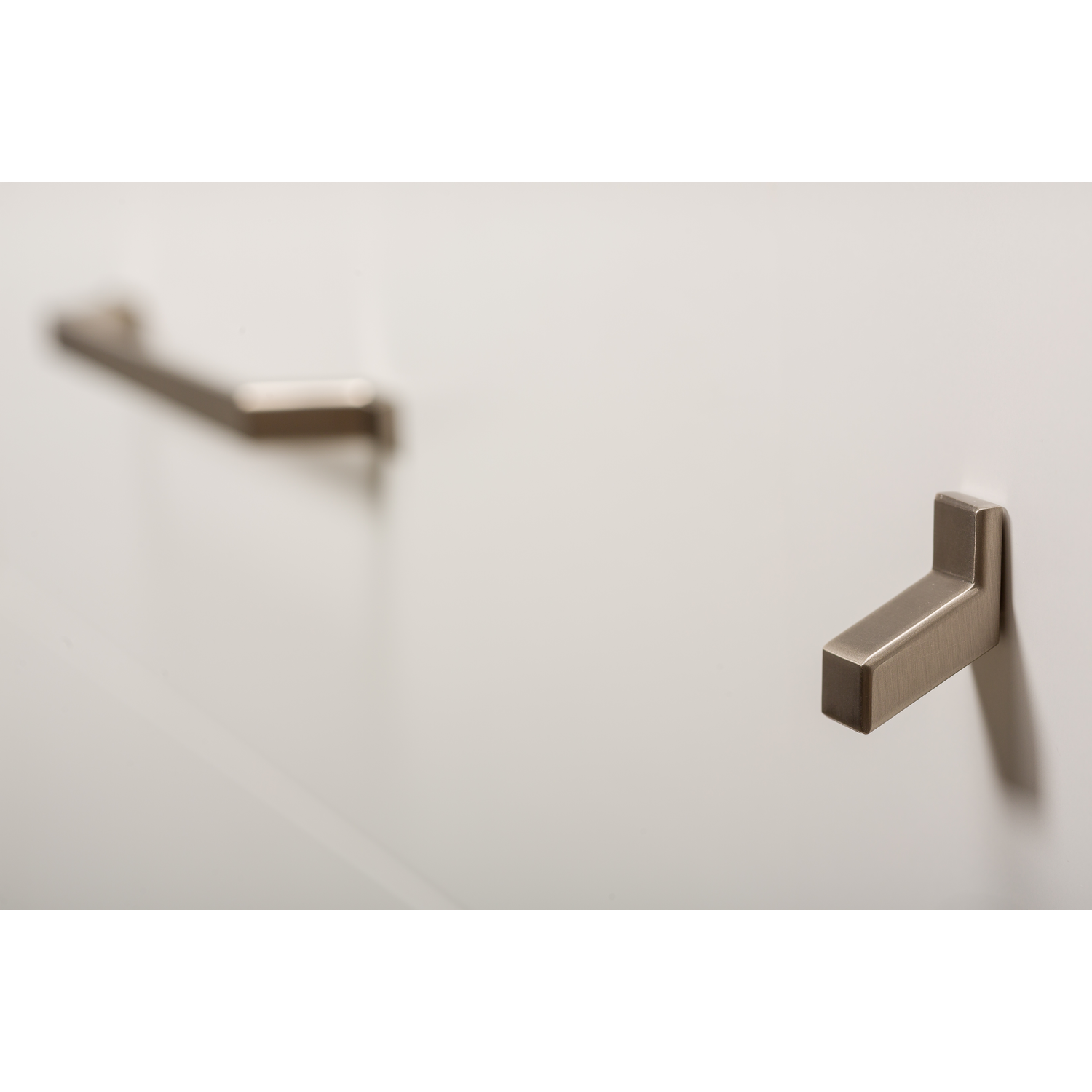 Knop verso 15x31mm zamak geborsteld nikkel