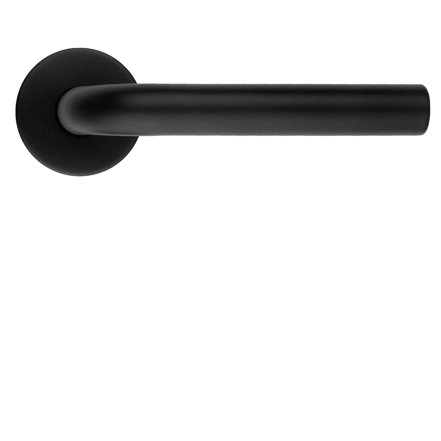 Deurkruk Pro l shape 19mm zwart r+no key