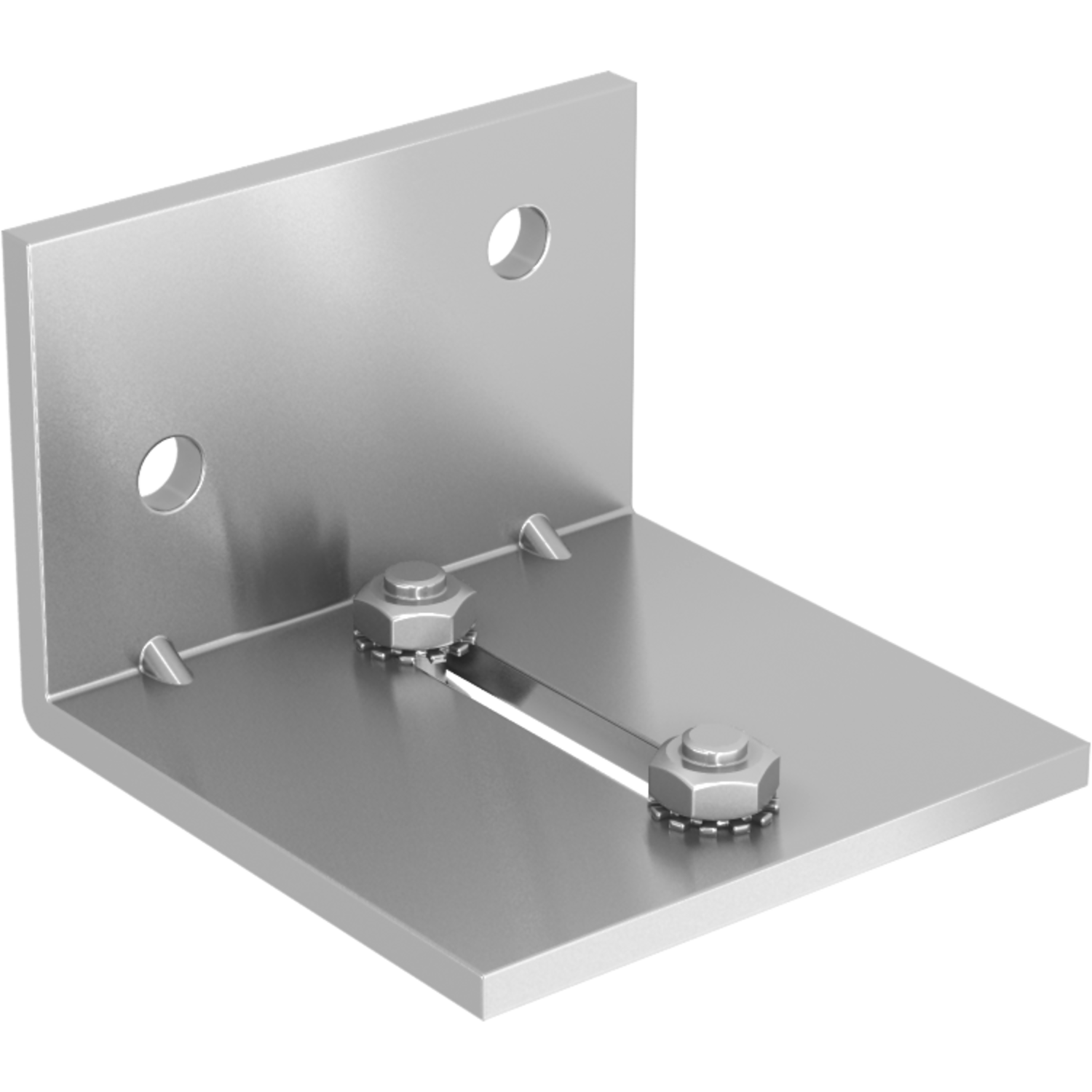 Cadette hoeksteun voor wandbevestiging, paneel 2x20mm