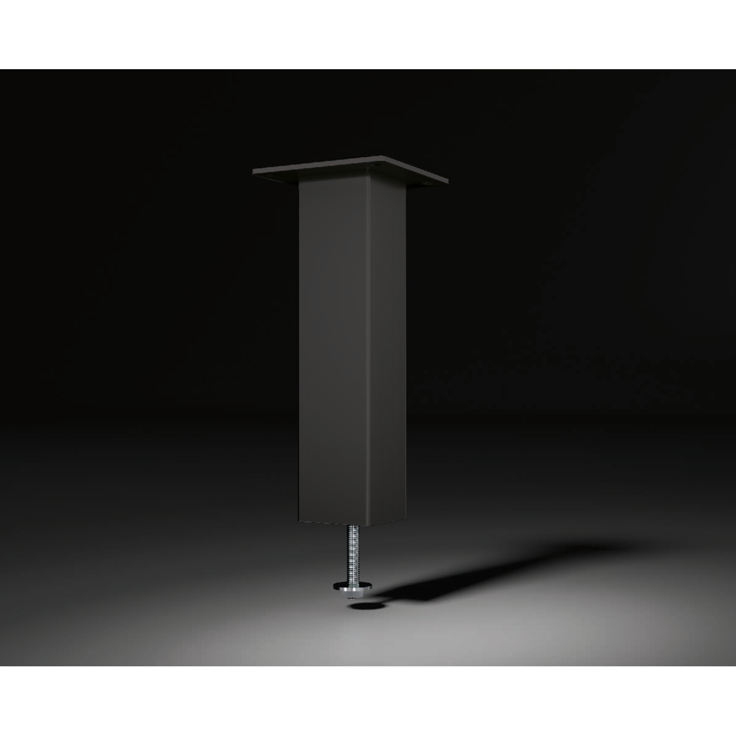 Barsteun capri recht 50x50 zwart