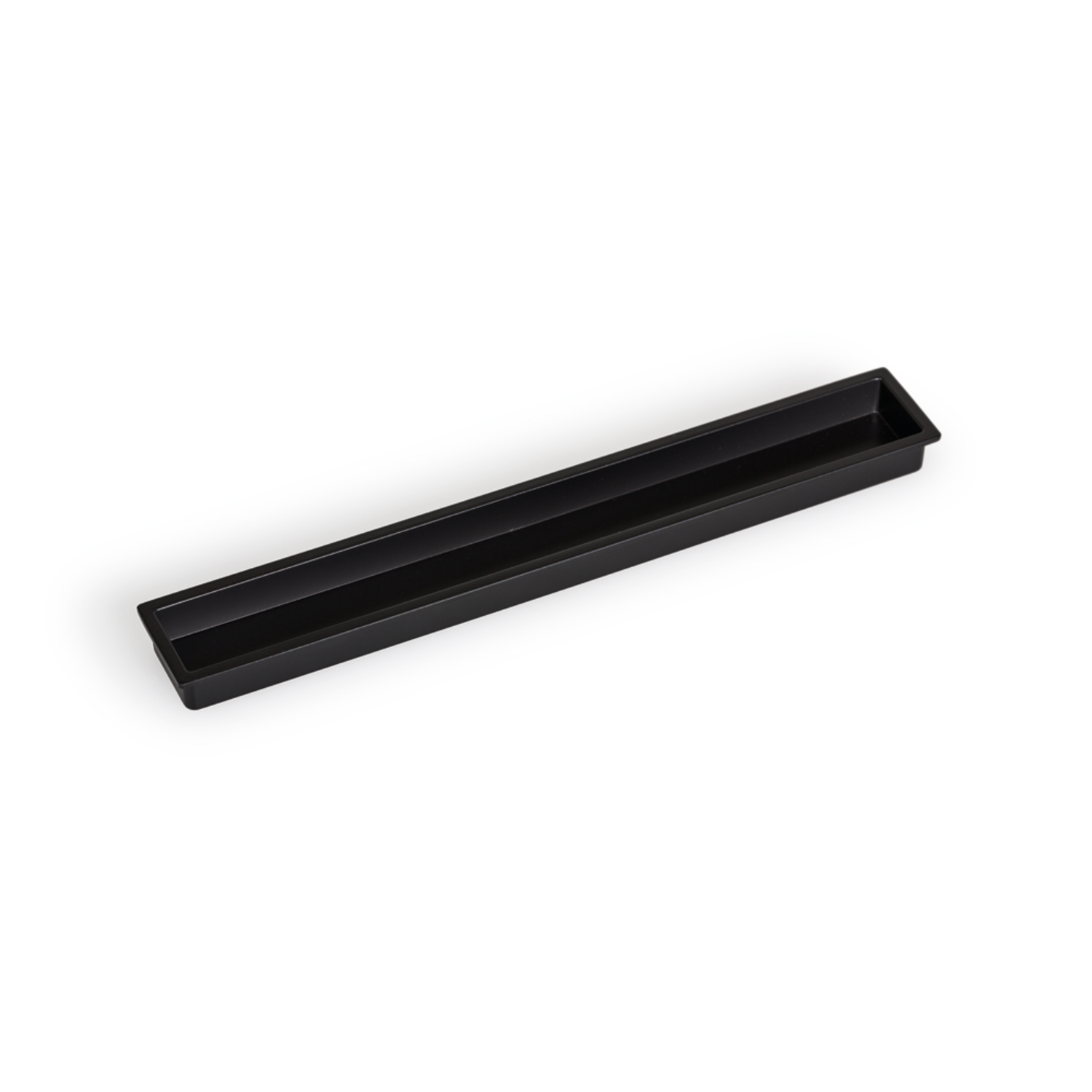 Greep CUBIC L160 zamak mat zwart