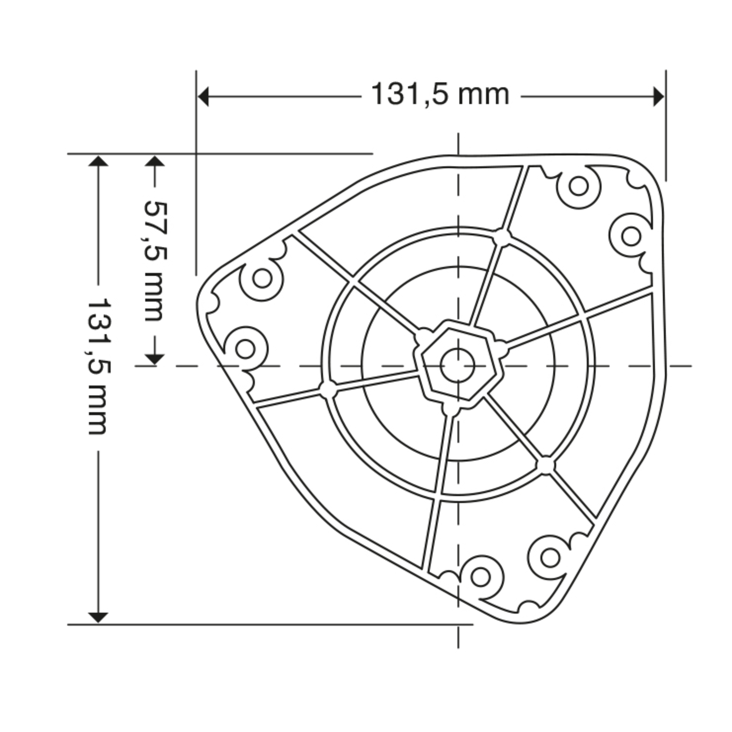 Poot como uittrekbaar d.50mm h.710+190mm zwart mat