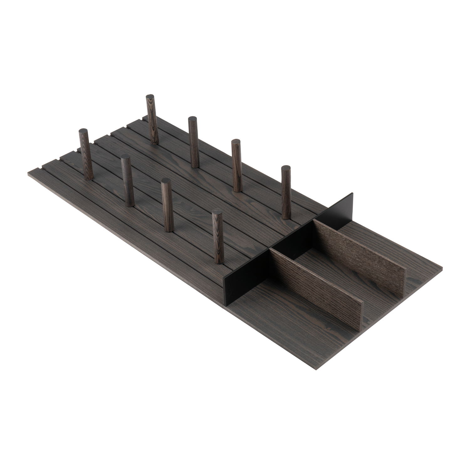 Filo frontlade bordenhouder + verdeler V4 120 zwart
