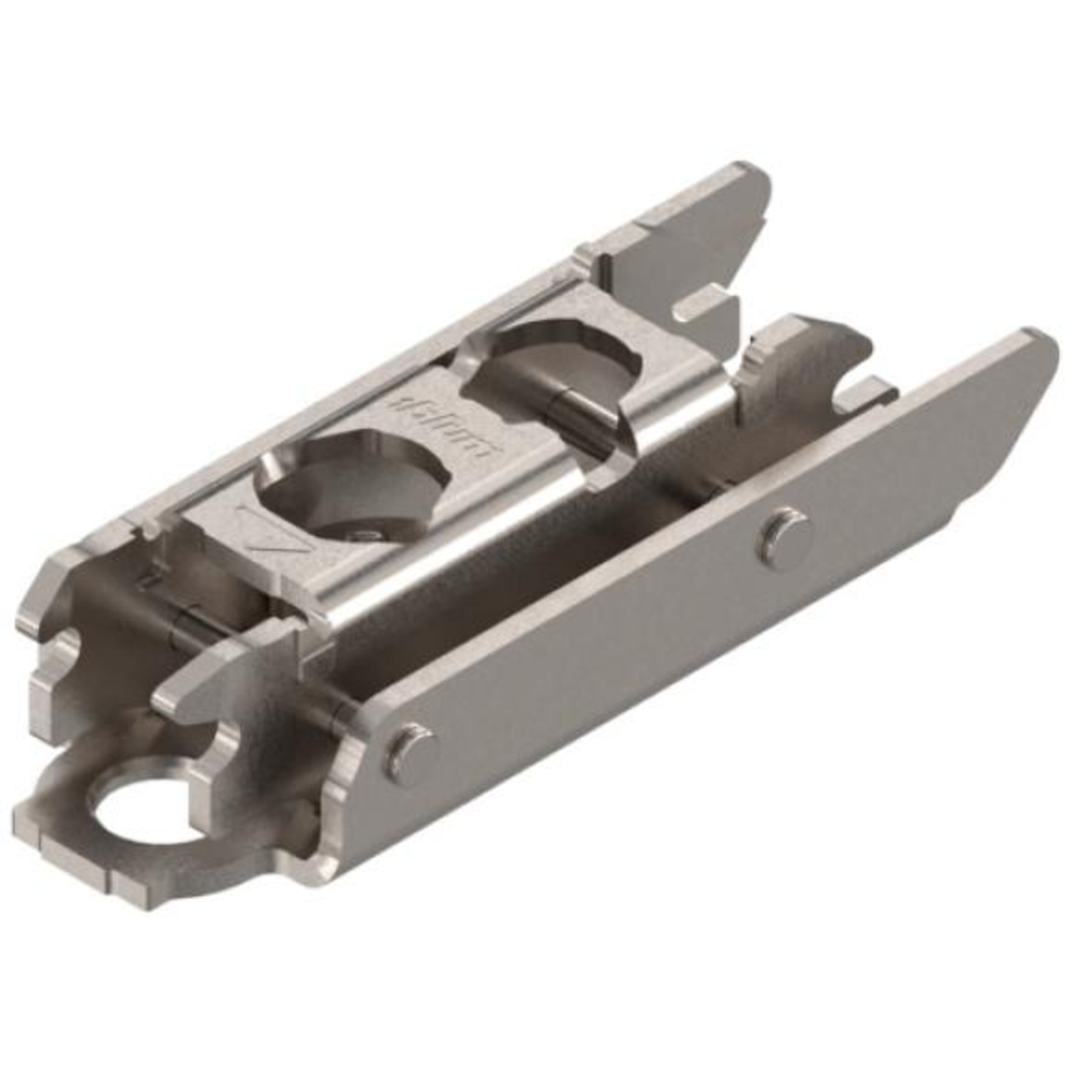 Clup montageplaat recht 3mm