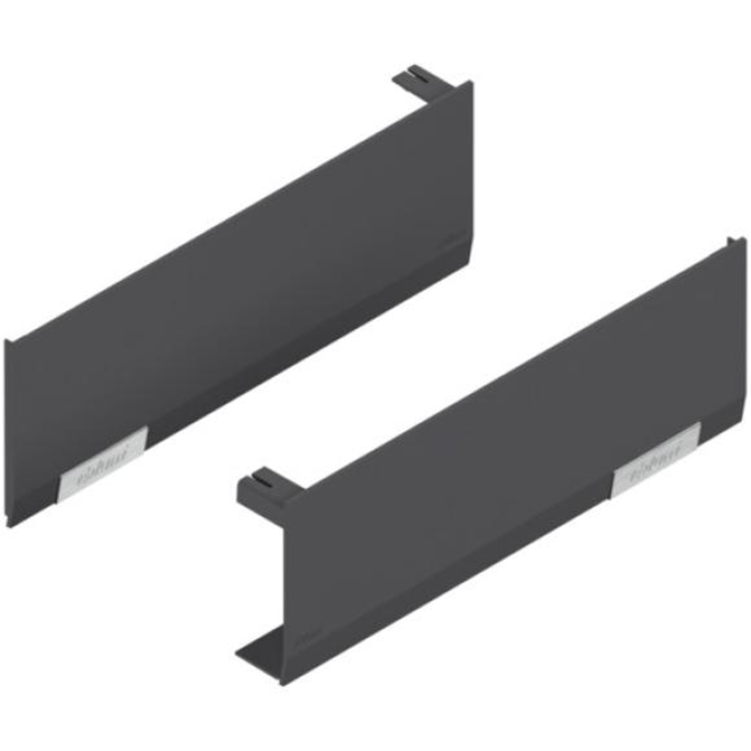 Aventos hl top afdekkappenset l+r donkergrijs