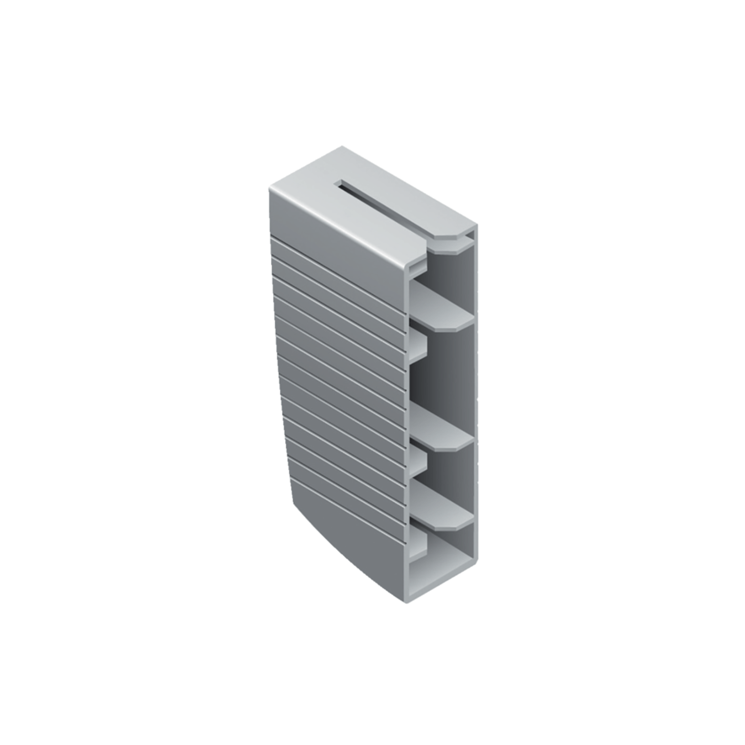 PS23 - 50 afdekkap grijs pvc