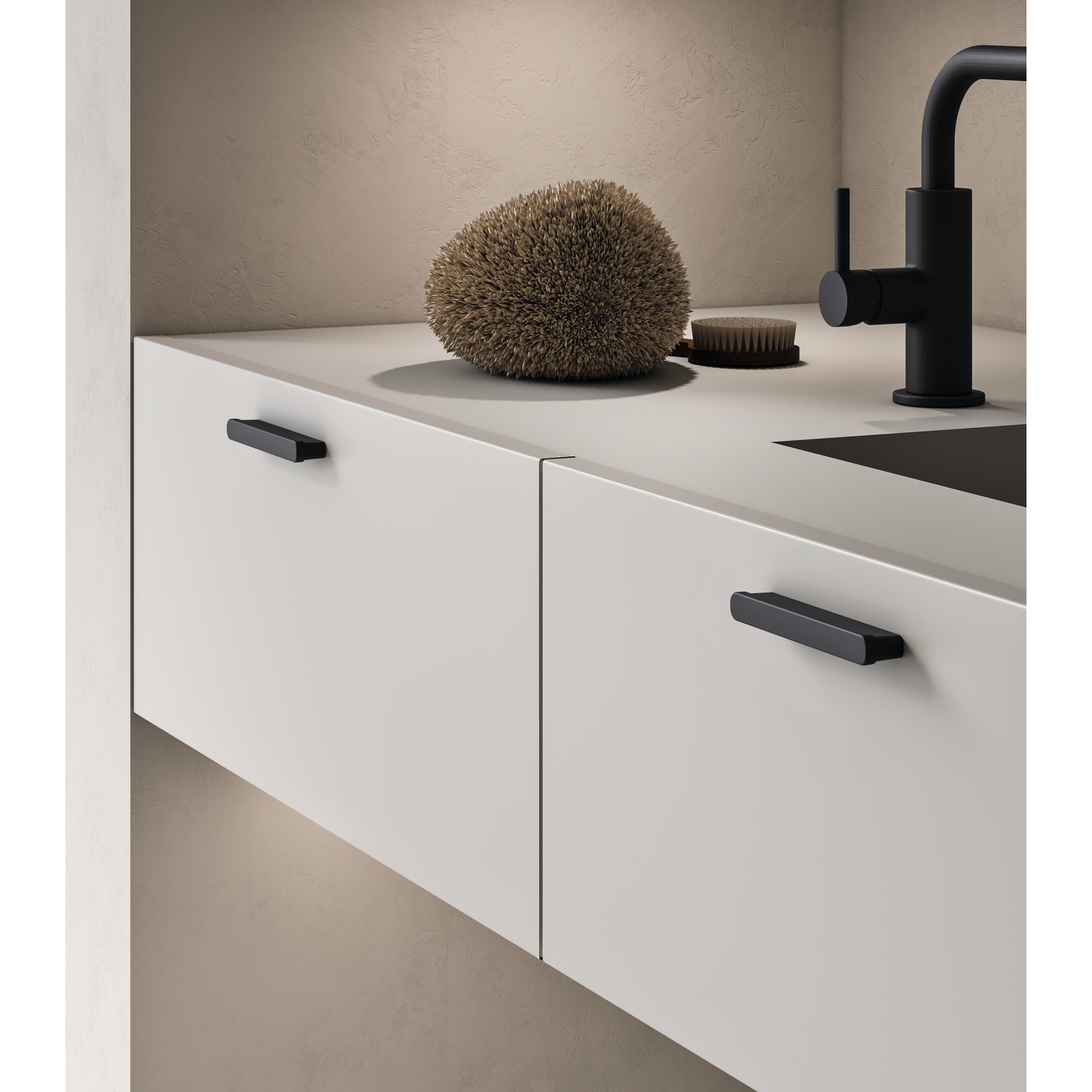 Greep appia ba96 l110 zwart